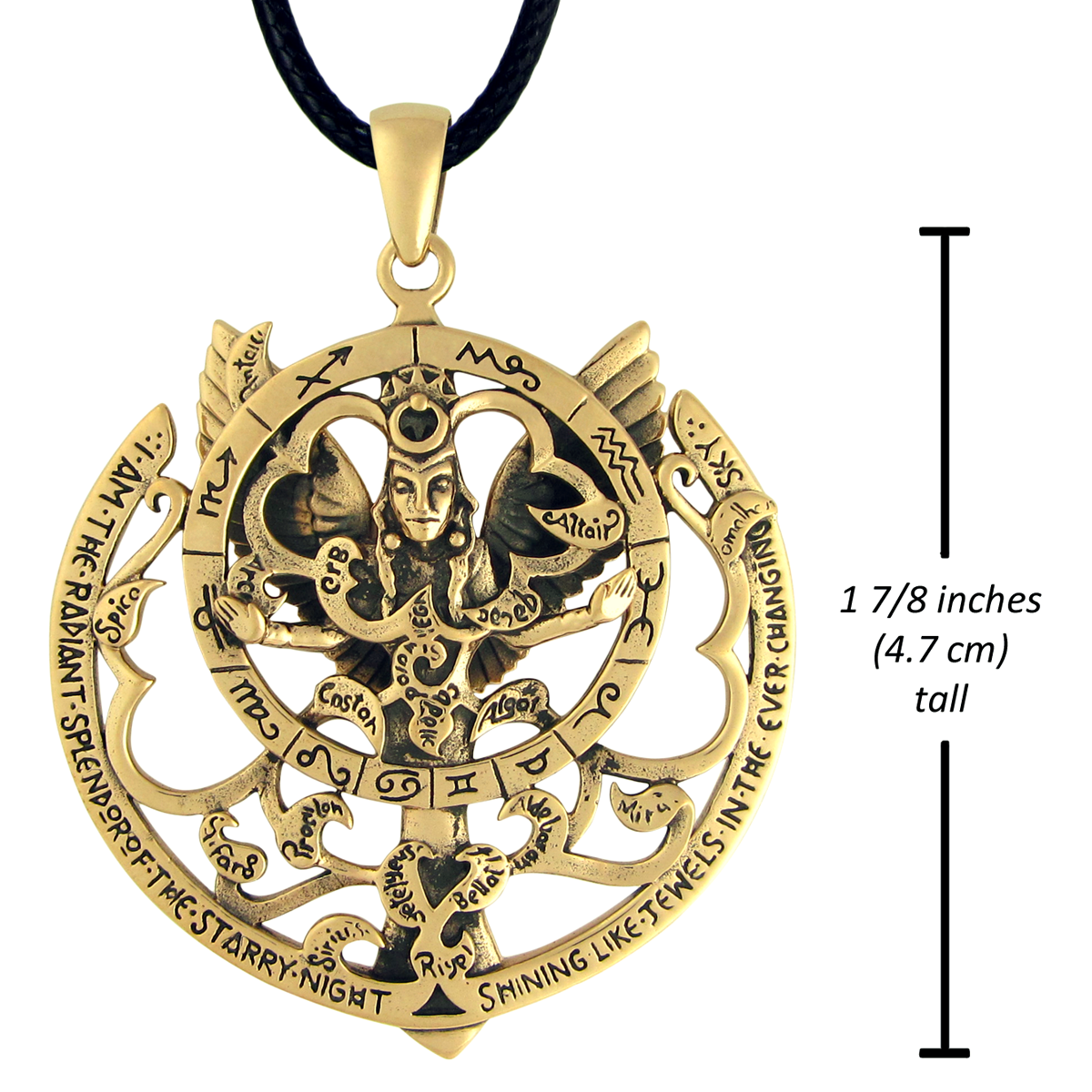 Inanna Bronze Queen of Heaven Pendant
