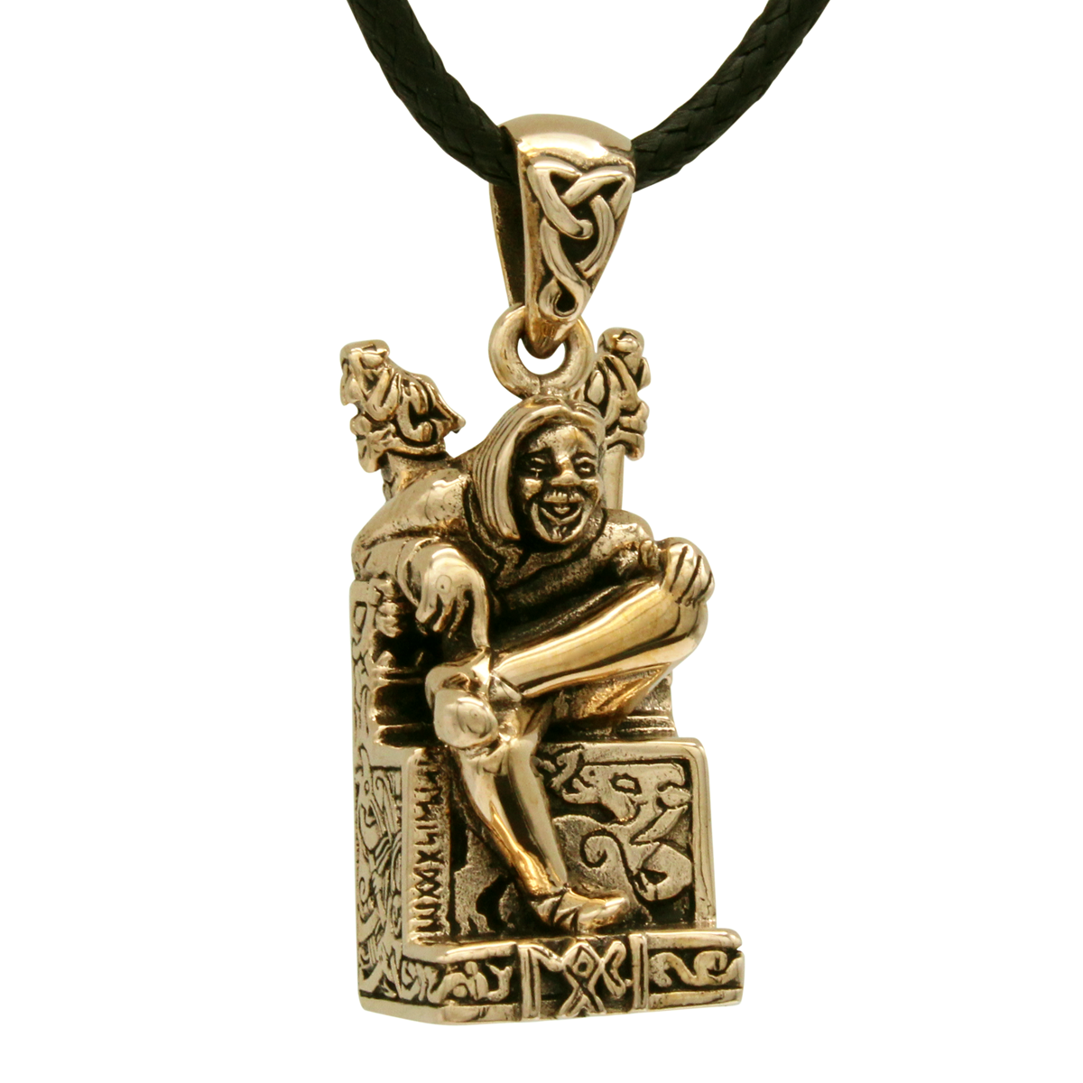 Bronze Norse Loki Trickster Pendant