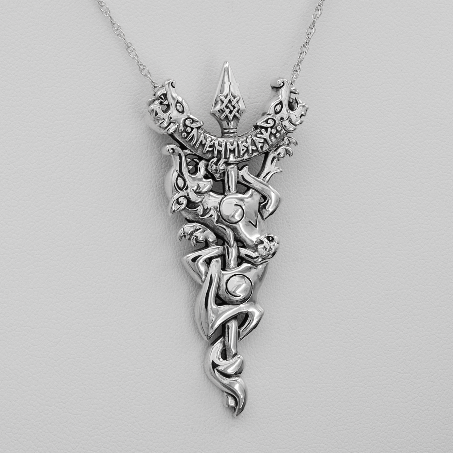 Viking Necklace : Berserker Wolf Pendant & Norse Pagan Jewelry