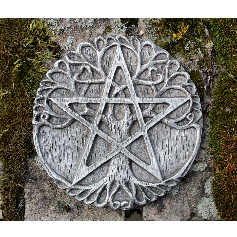Tree Pentacle Altar Tile Wiccan and Witchcraft Altar Tool