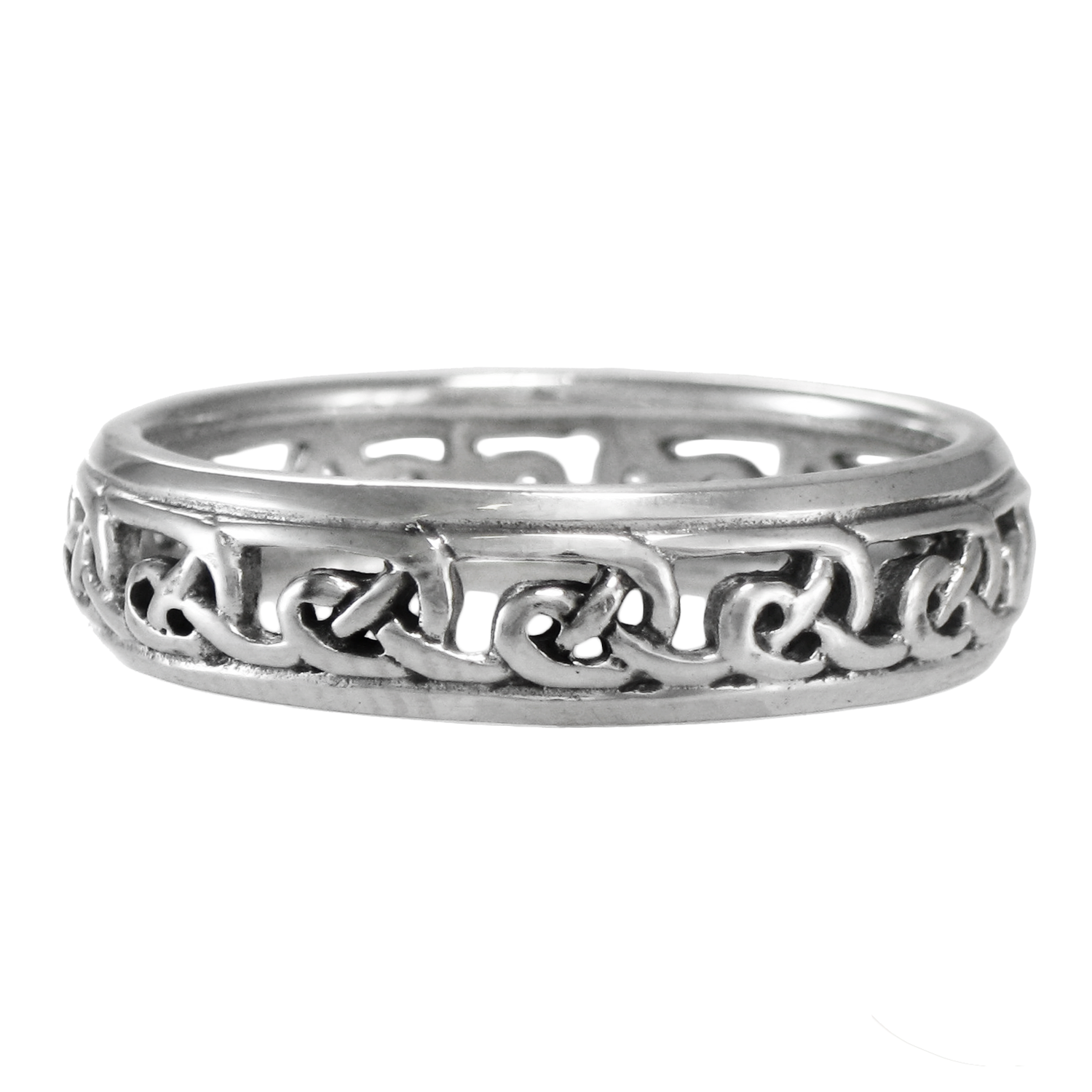 Celtic Infinity Knot Band Ring