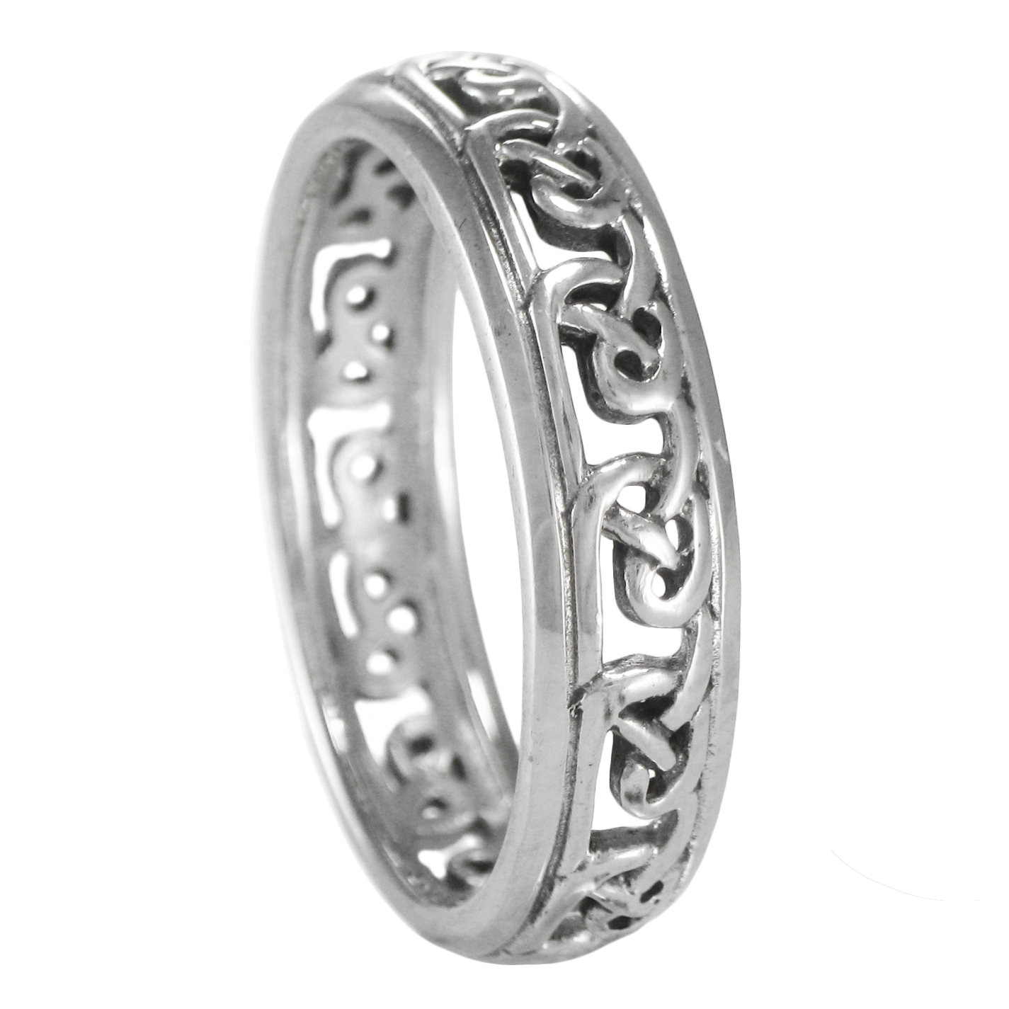 Celtic Infinity Knot Band Ring