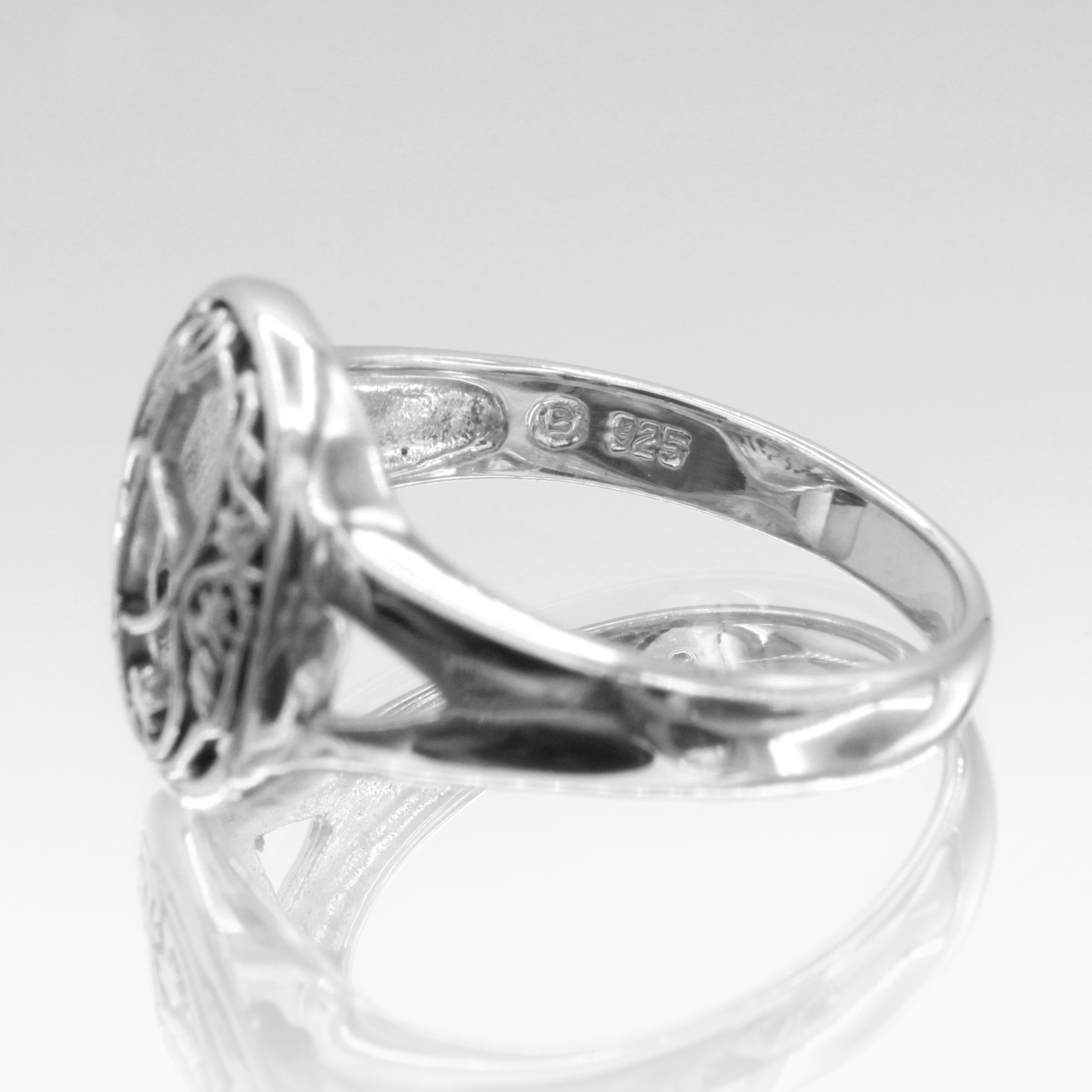 Chalice Well Goddess Ring | Sterling Silver
