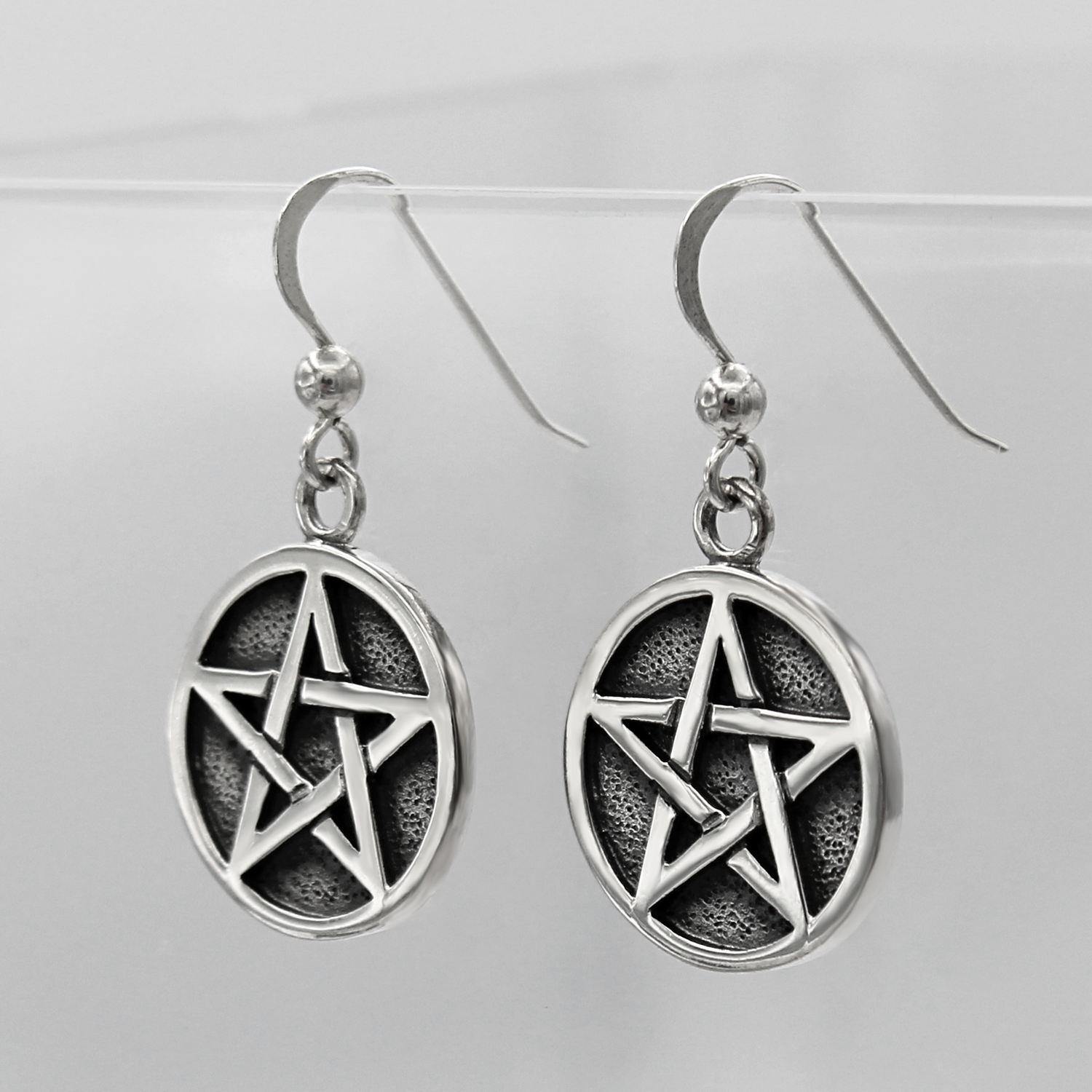 pentacle earrings pentagram pagan jewelry samhain witchcraft supplies wicca supplies store