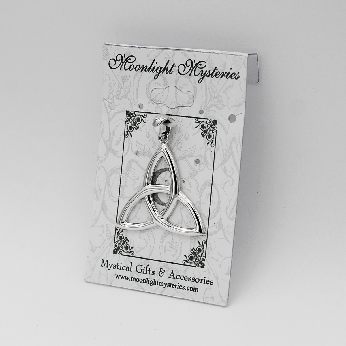 Triquetra Pendant Witchy Jewelry Spiritual Pagan Necklace Esoteric Celtic Symbol Wicca Charm