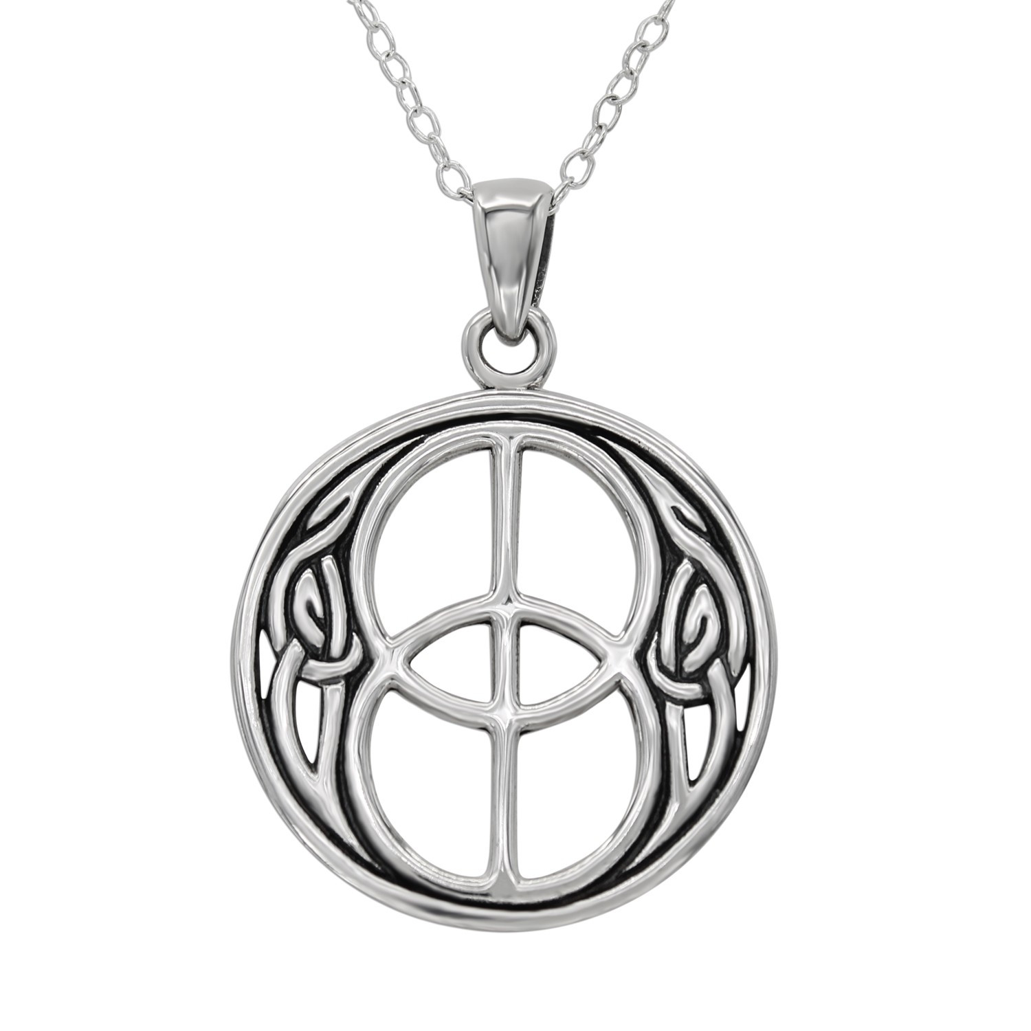 Chalice Well Pendant - Sterling Silver Sacred Symbol Chalice Well Pendant - Sterling Silver Sacred Symbol
