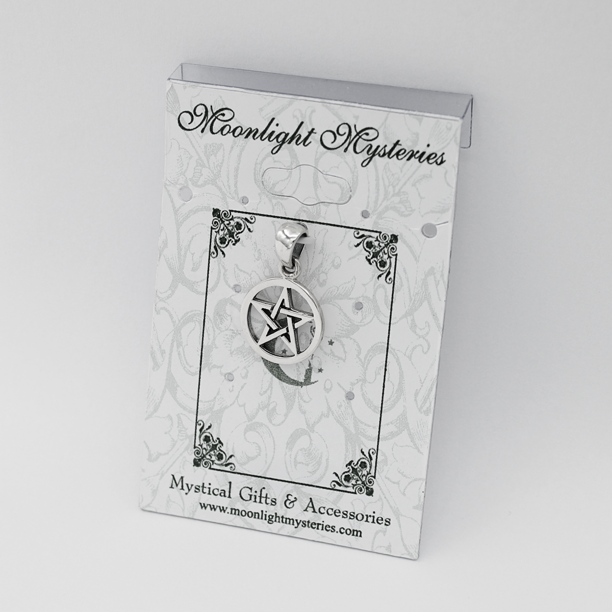 Orecchini Pendenti Pentagramma In Argento Sterling 925 - Gioielli Pagani Wiccan, Regalo Per Donne - Confezione Regalo