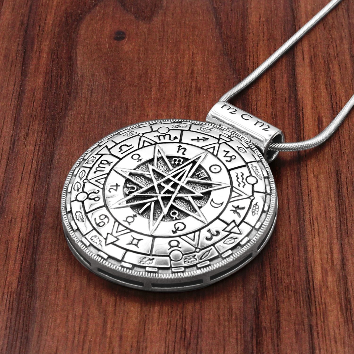 【AouBoom】MYSTIC LOCKET Ouroboros Symbol Locket Necklace - Full Metal Alechemist