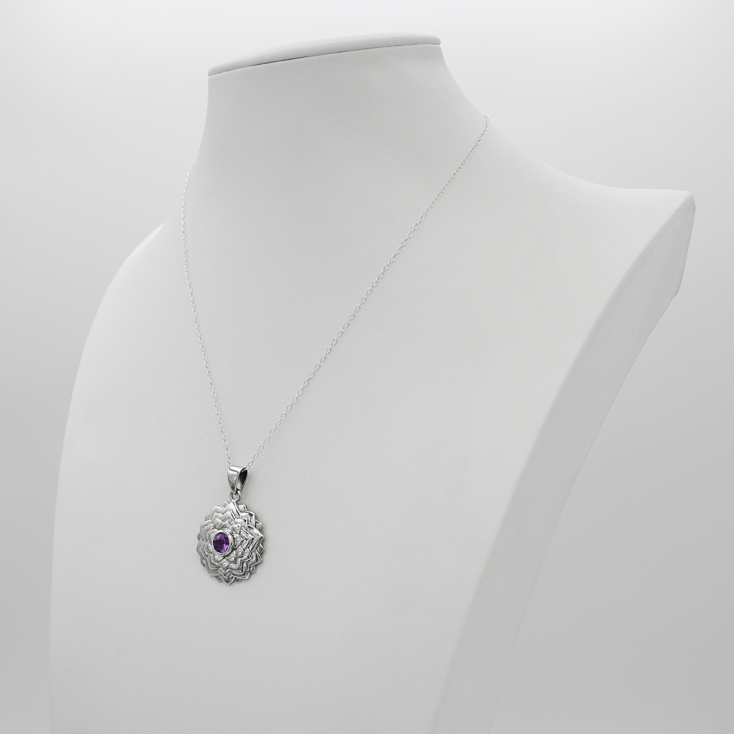 Sahasrara The Crown Chakra Pendant - Sterling Silver