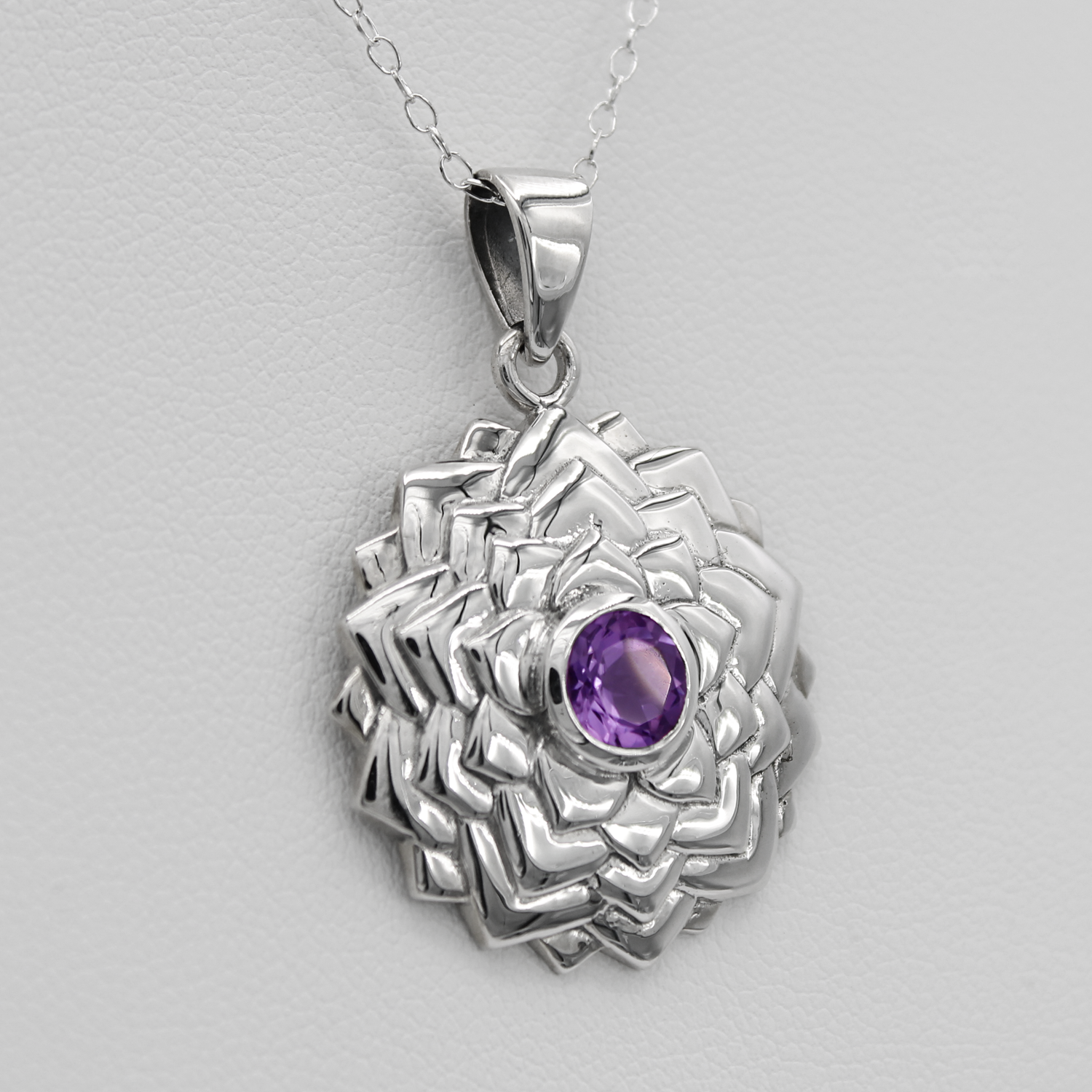 Sahasrara The Crown Chakra Pendant - Sterling Silver