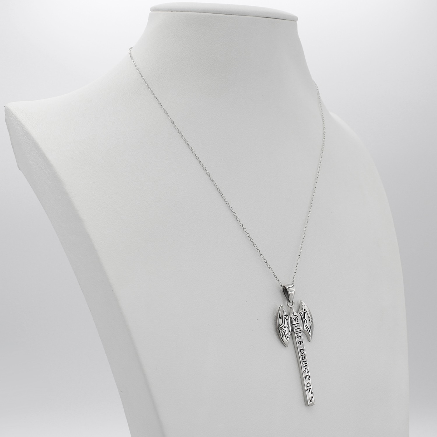 Labrys Zodiac Pendant in 925 Sterling Silver | Greek Goddess