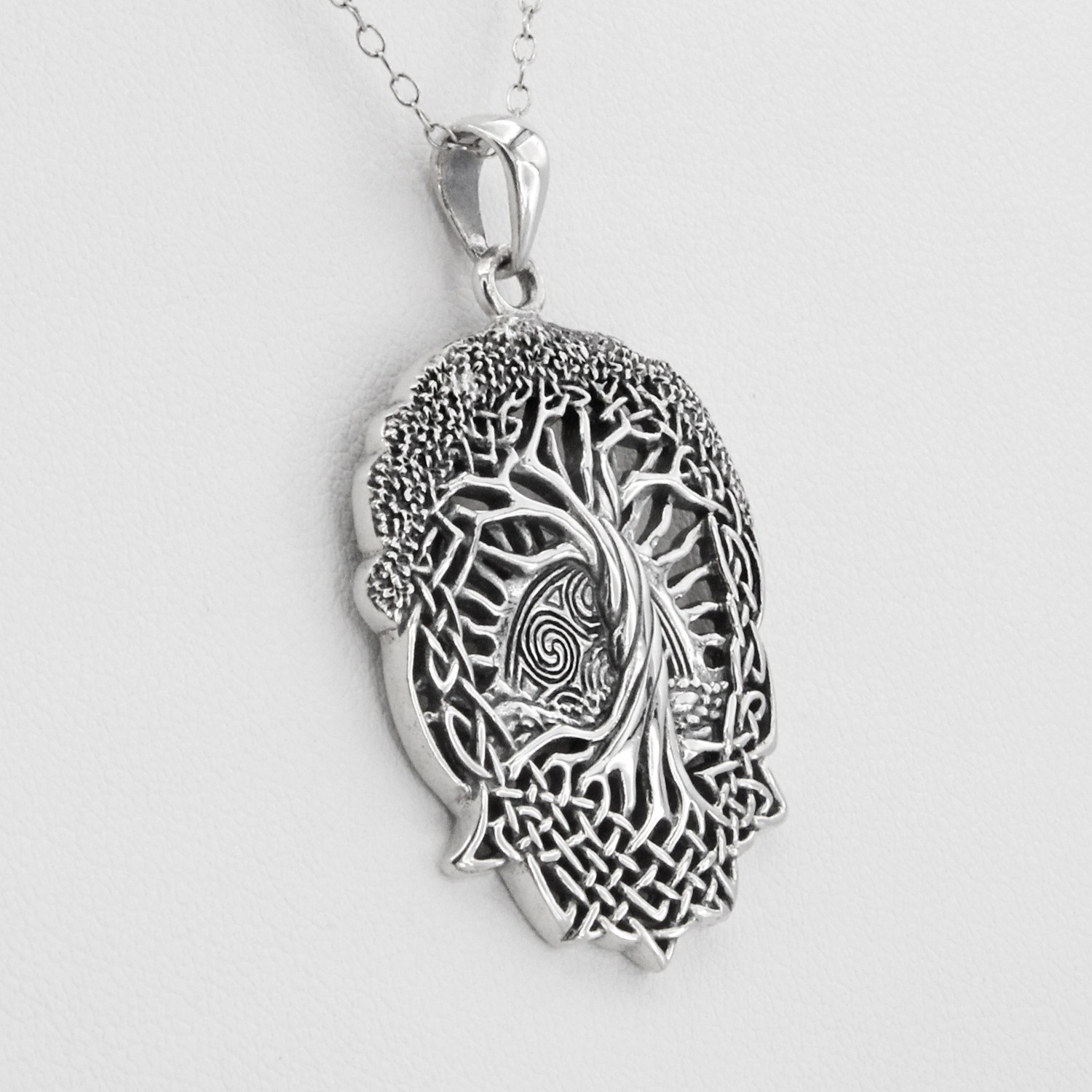 Tree of Life Pendant - Sterling Silver Celtic Knot Jewelry