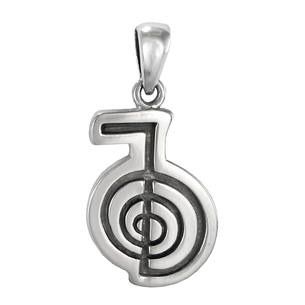 Sterling Silver Cho Ka Rei Reiki Pendant