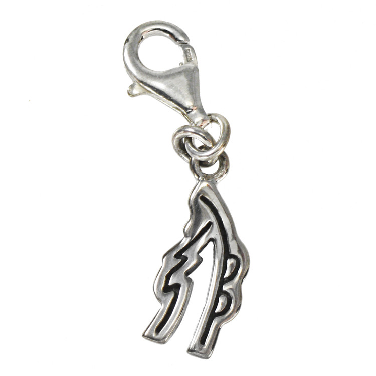Sie Hei Ki Reiki Balance Symbol Sterling Silver Clip Charm Jewelry