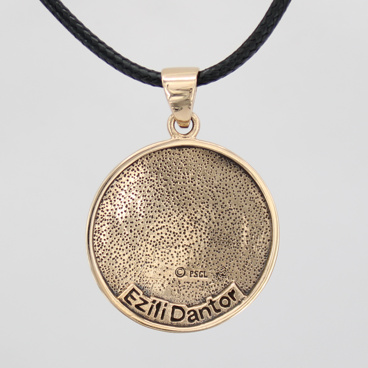 Back of Ezili Dantor Pendant Necklace
