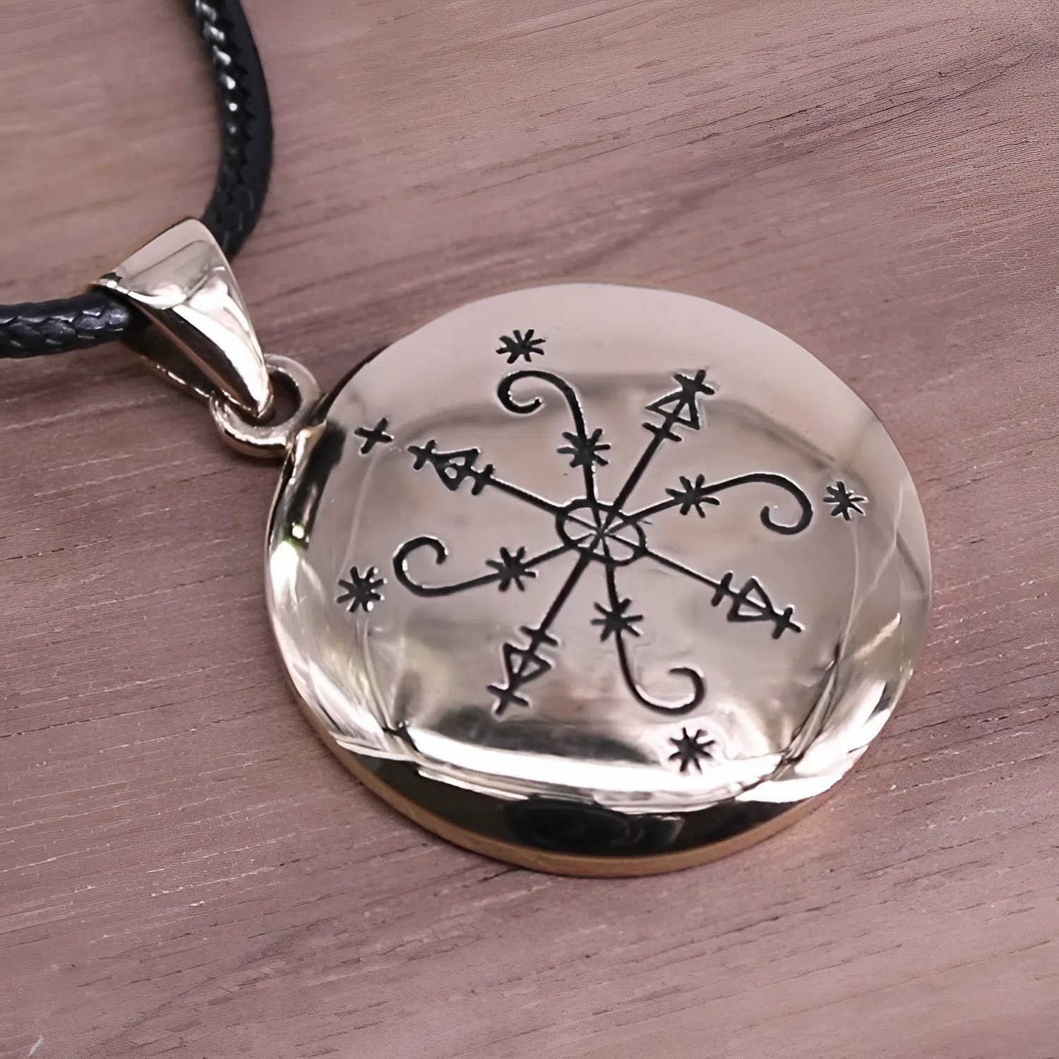 Voodoo Veve Necklace - Met Kalfou Pendant