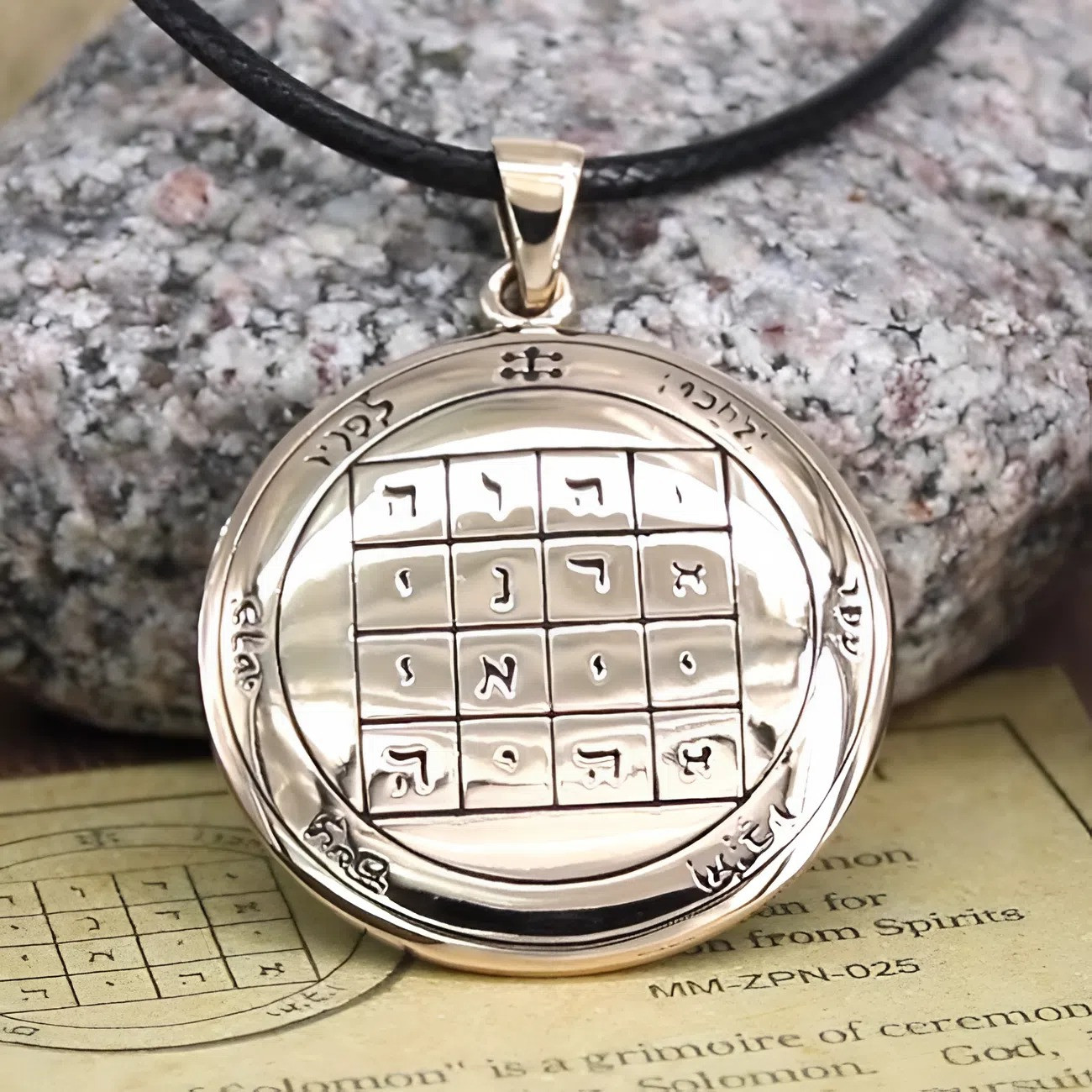 服/ファッション MM:First Pentacle of Saturn for Protec.. KEY OF SOLOMON : TALISMAN FOR POWER & DOMINANCE : 1st PENTACLE OF