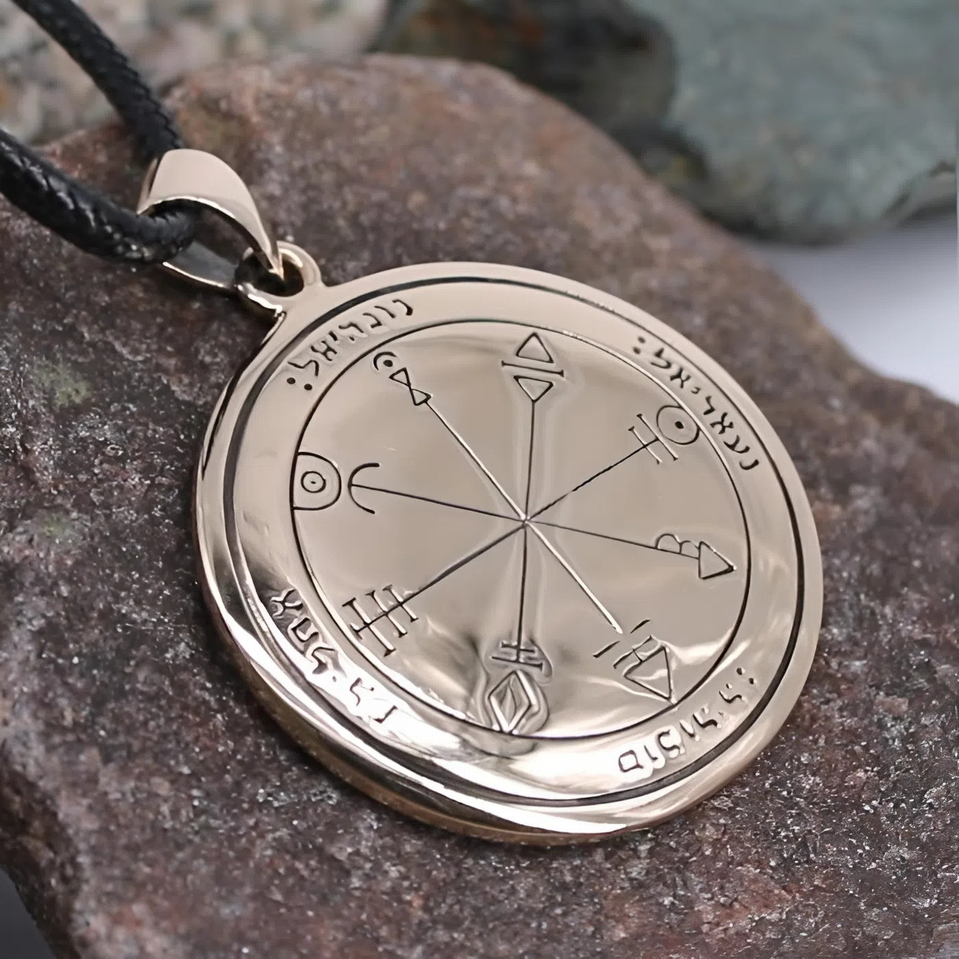 First Pentacle of Venus Sigil - King Solomon Seals Pendant Necklace - Key of Solomon Jewelry