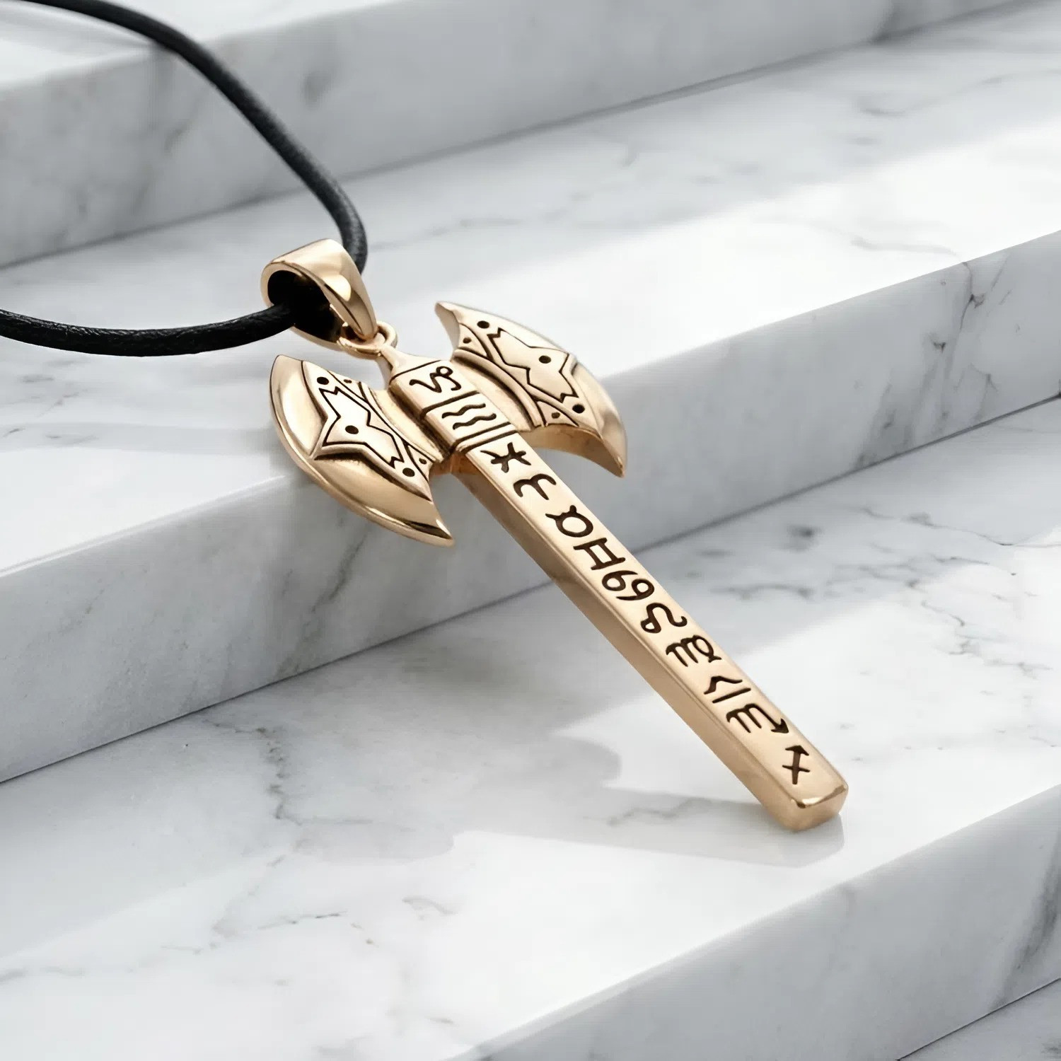 アクセサリー r Plus Pendant Labrys Zodiac Pendant in Bronze | Greek Goddess Hellenic Jewelry