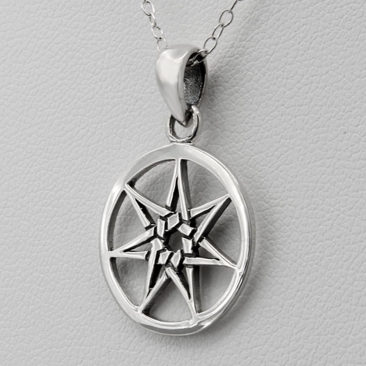 seven fairy シルバーネックレス Tiny Faery Star Pendant | Wicca Necklace | Pagan Jewelry