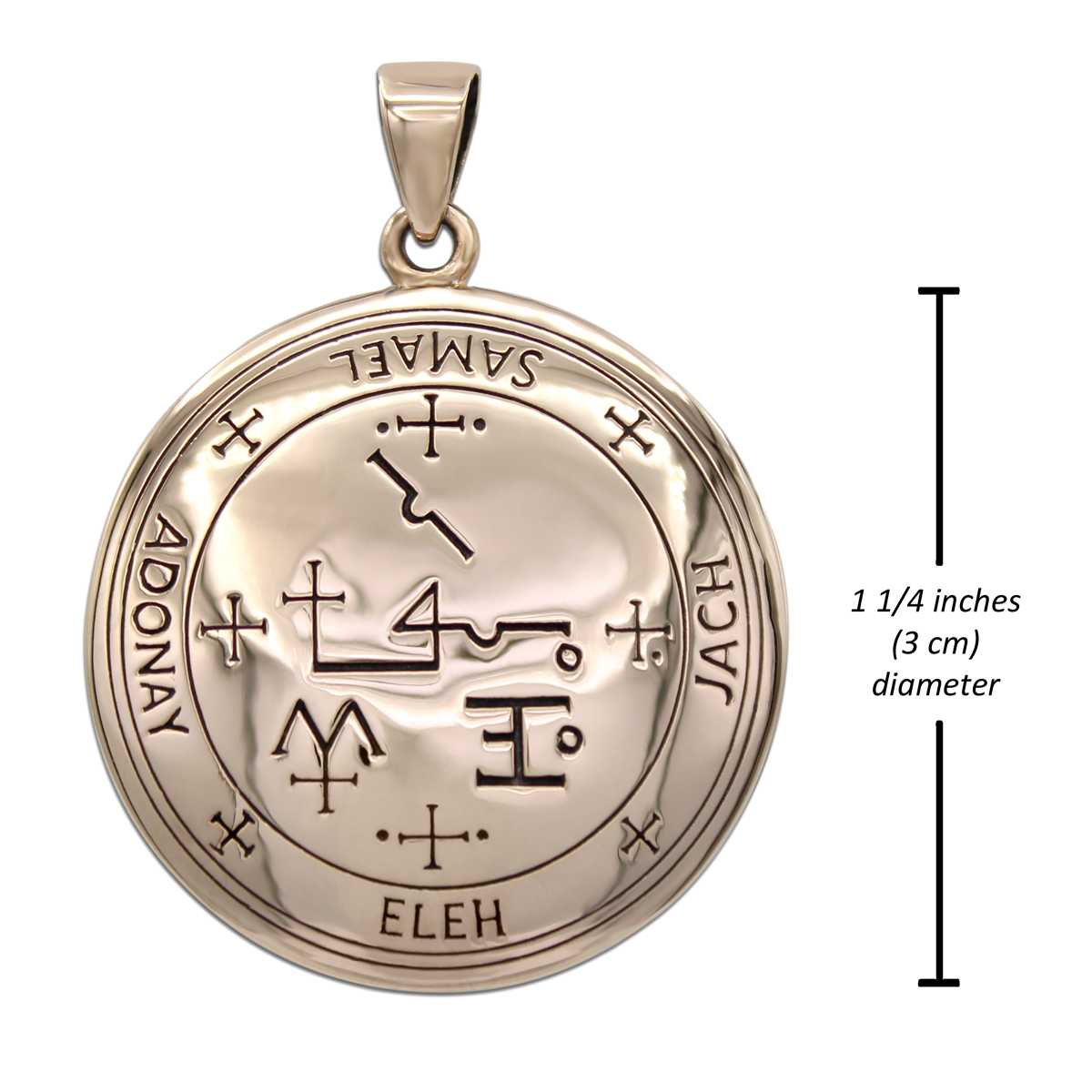 Archangel Samael Measurement 1.25 Inches Diameter
