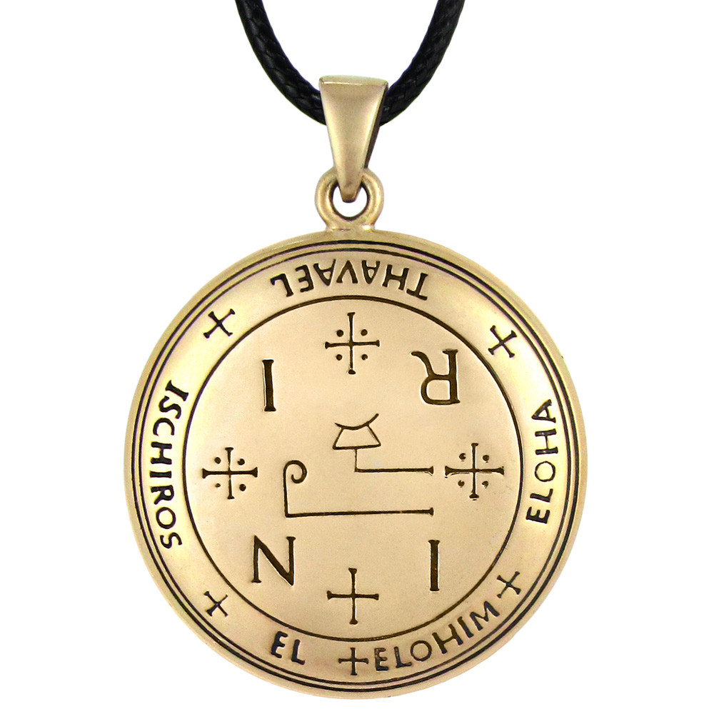 Archangel Sigils : Arch Angel Thavael Sigil, Bronze Necklace