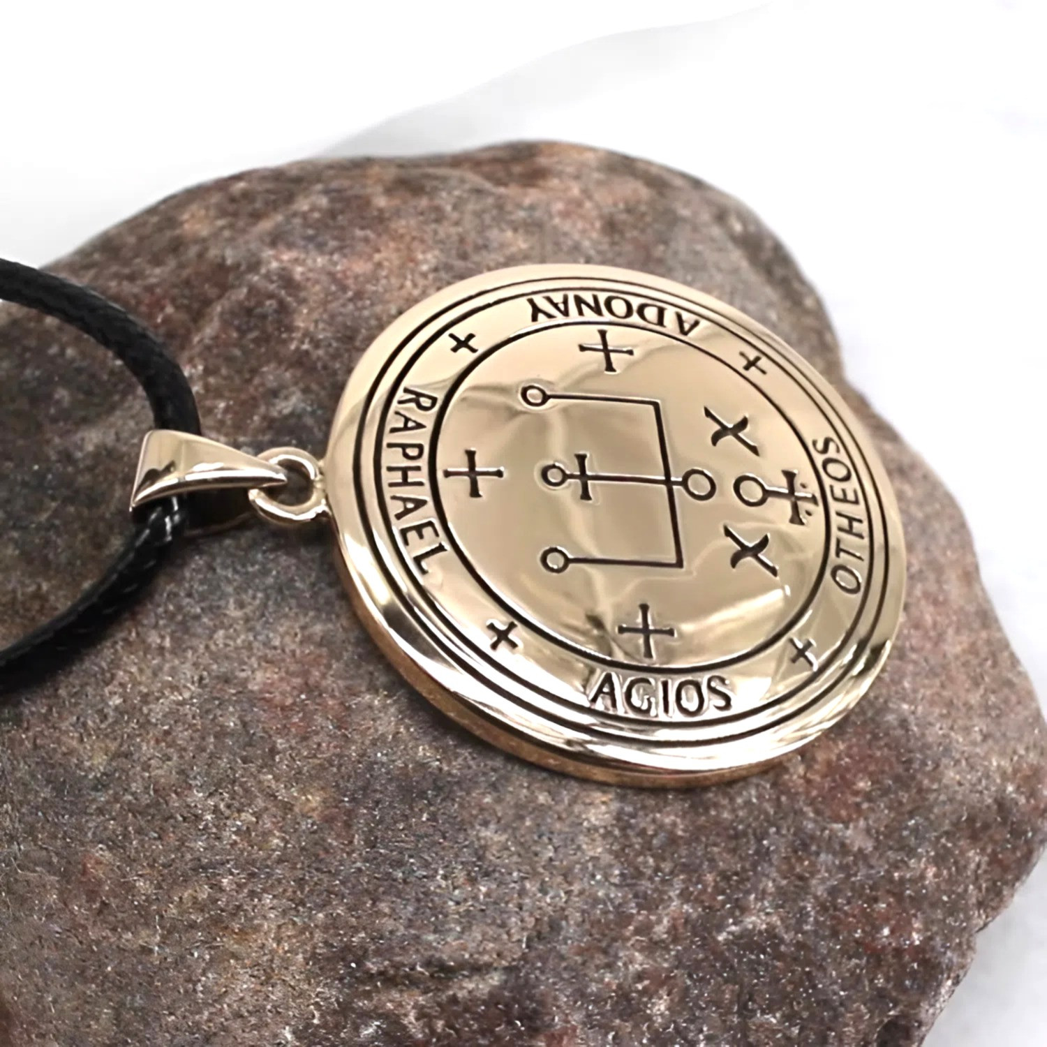 Raphael Pendant Necklace - Archangel of Healing and Safe Travel