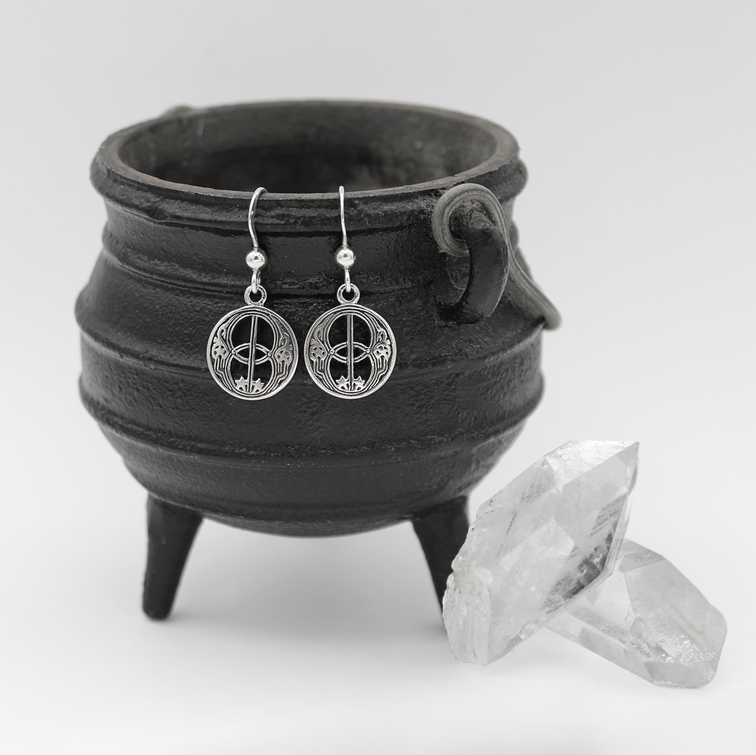 Chalice Well Earrings | Celtic Pagan Jewelry | Enchanting Goddess Adornments | Handcrafted Gifts  | Vamp Romantic aesthetic