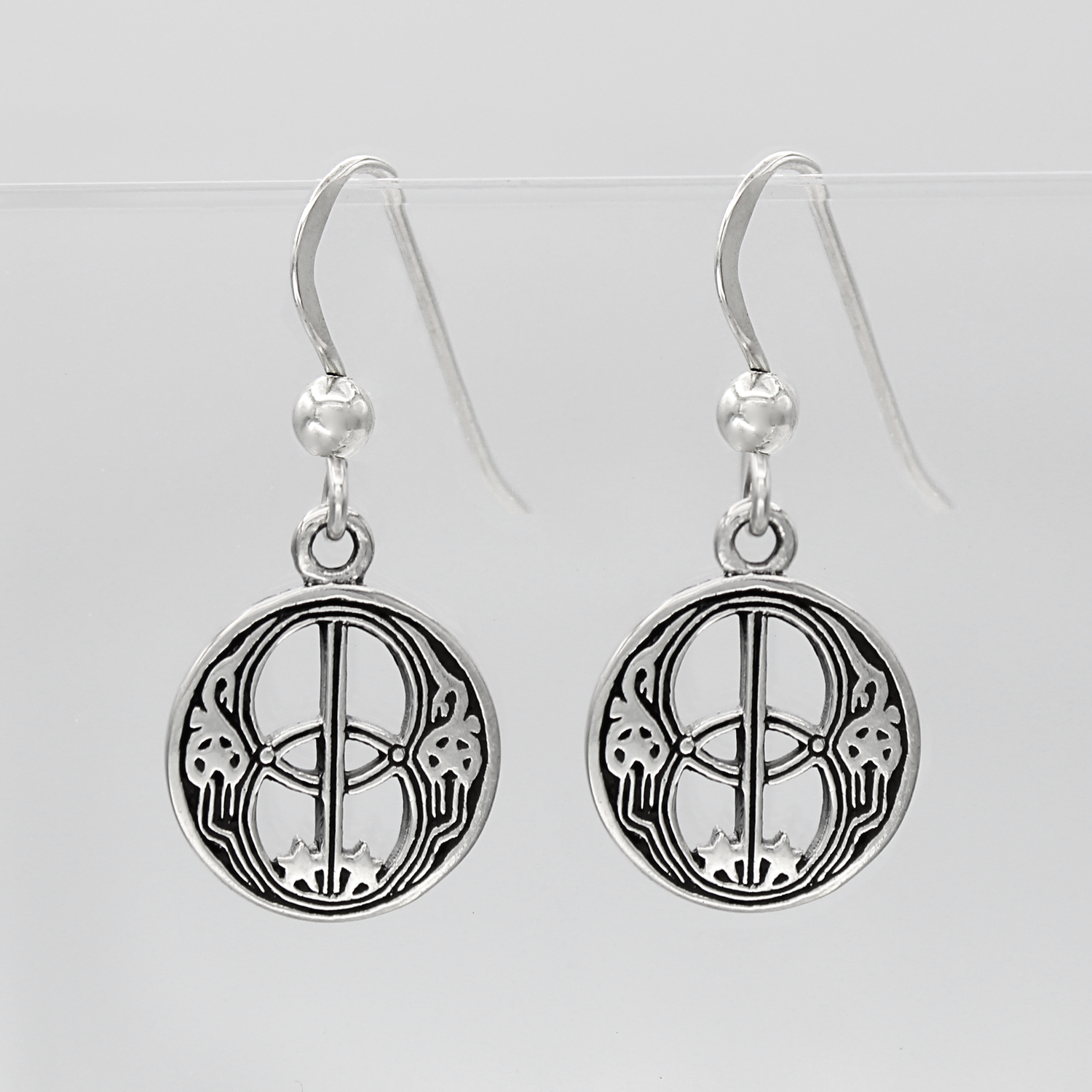 Chalice Well Earrings | Celtic Pagan Jewelry | Enchanting Goddess Adornments | Handcrafted Gifts  | Vamp Romantic aesthetic