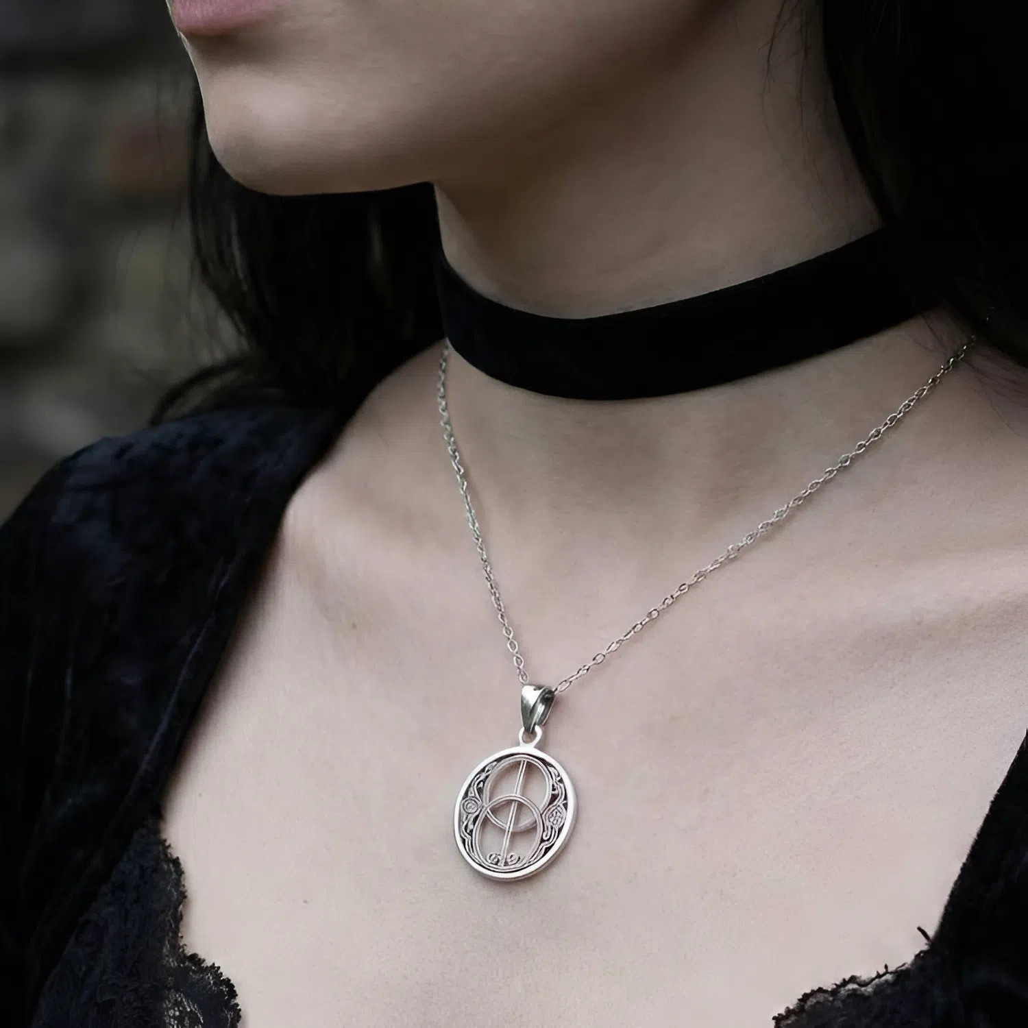 Chalice Well Pendant Necklace | Pagan Jewelry in Sterling Silver