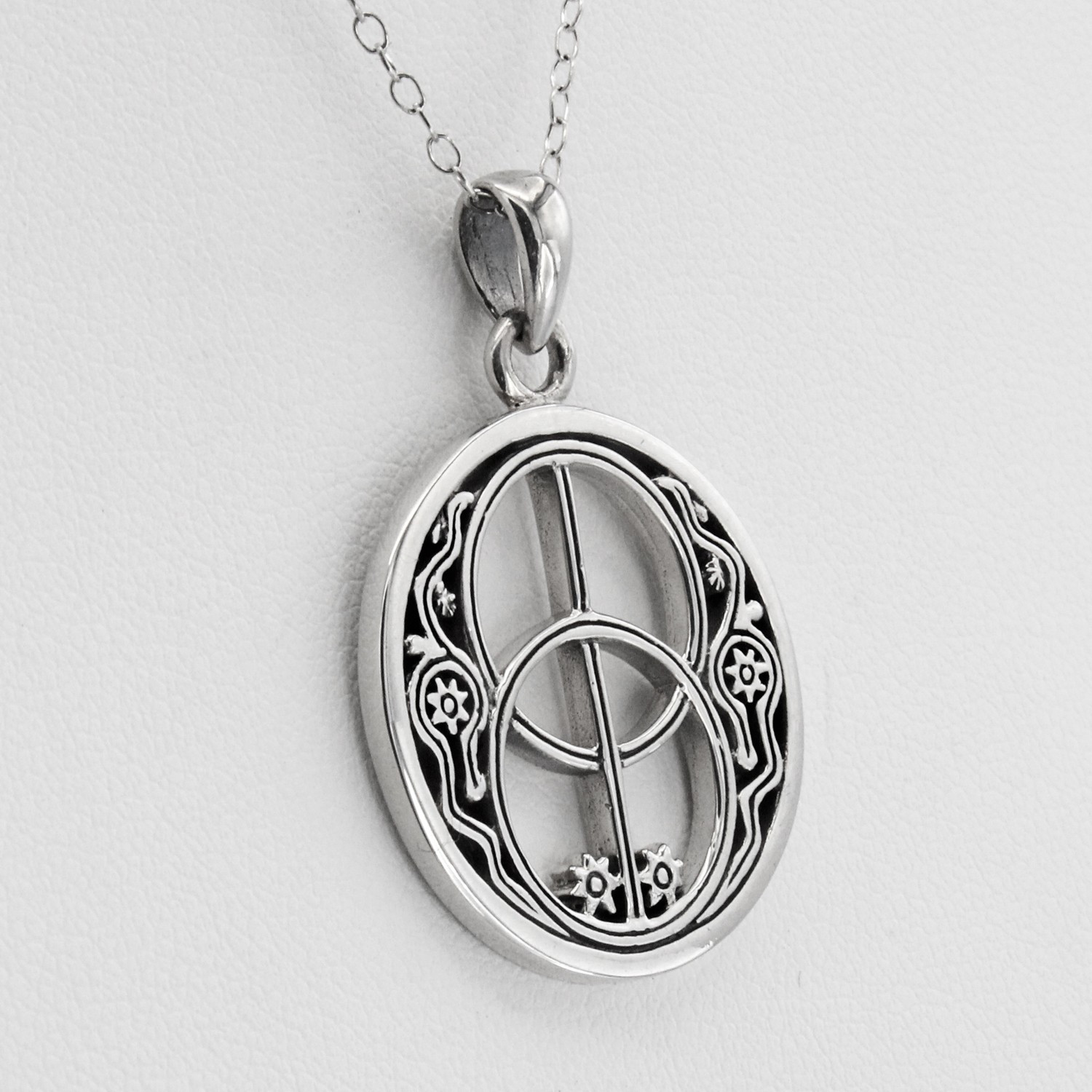 Chalice Well Pendant Necklace | Pagan Jewelry in Sterling Silver Chalice Well Pendant Necklace | Pagan Jewelry in Sterling Silver