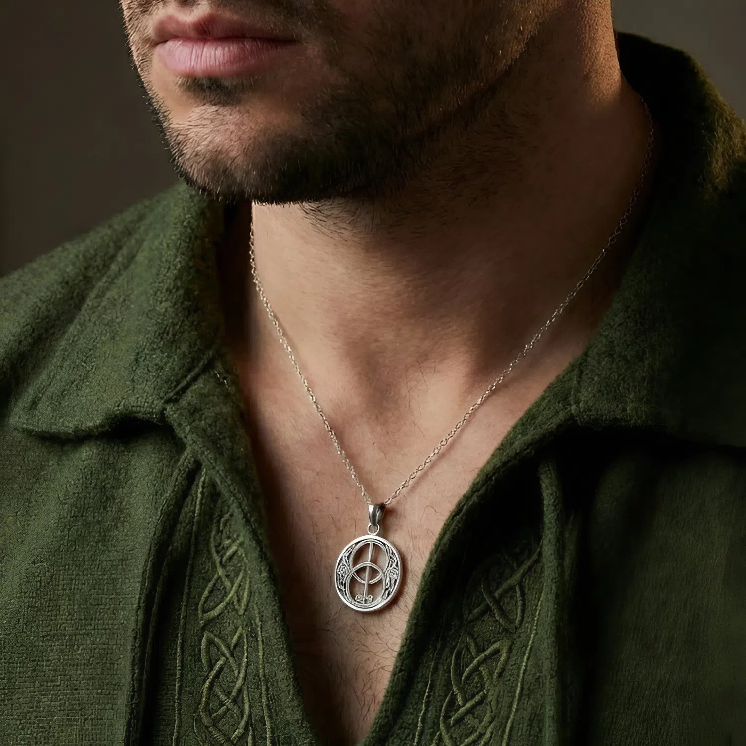 Chalice Well Pendant Necklace | Pagan Jewelry in Sterling Silver