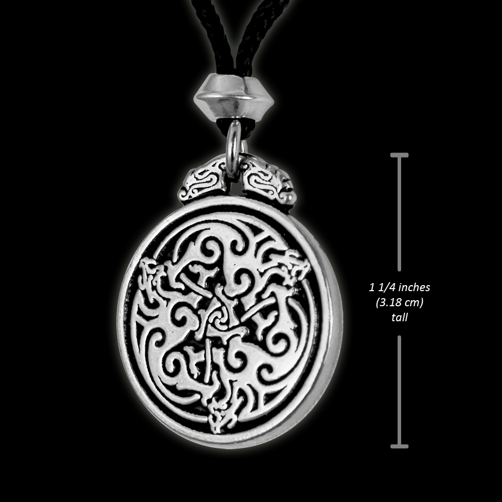 Celtic Dragon Knot Pendant Jewelry