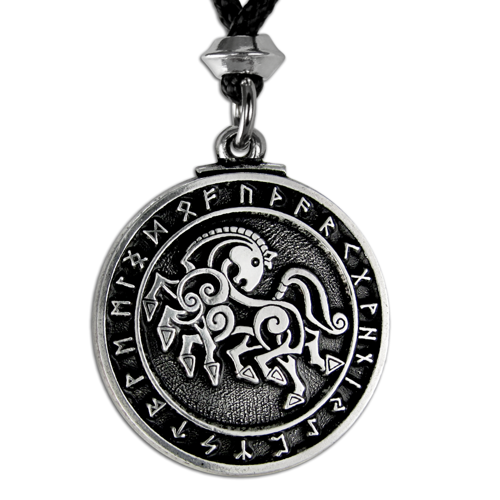 Norse Pagan Jewelry | Sleipnir Necklace | Odin pendant