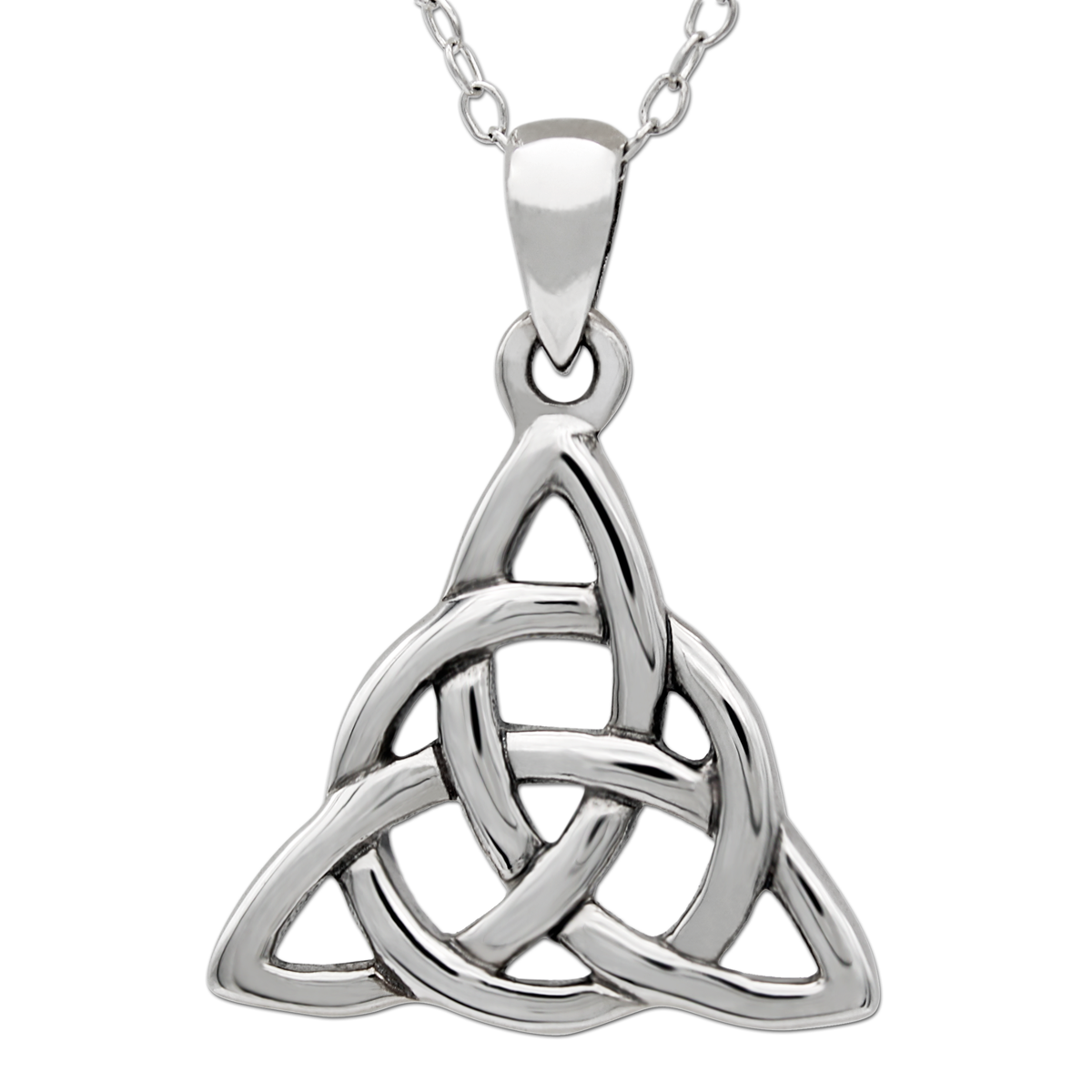 Pagan Jewelry : Triquetra Trinity Witch Necklace