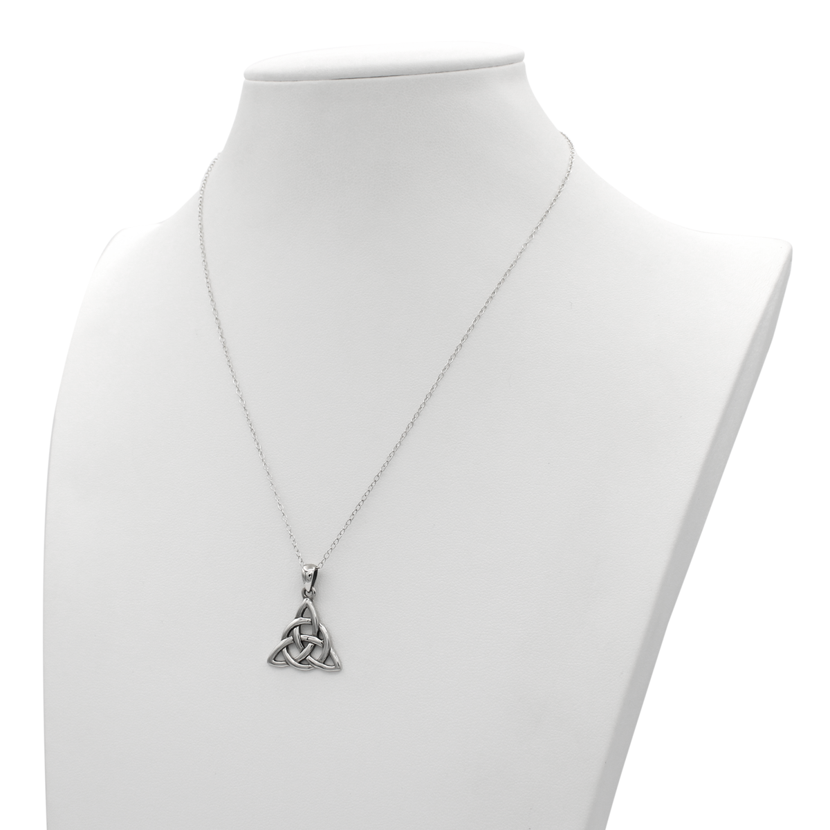Celtic Pagan Jewelry : Triquetra Trinity Witch Necklace