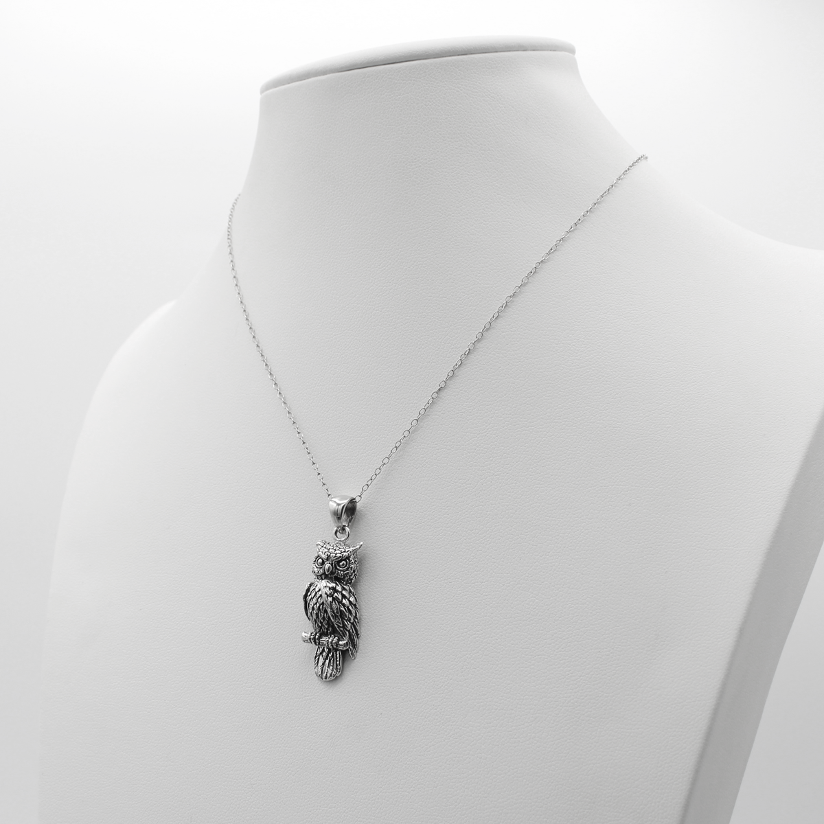 Owl Necklace | Pagan Jewelry | Goddess Pendant | Familiar Jewelry | Witchcraft Witch Necklace | Magical Supplies