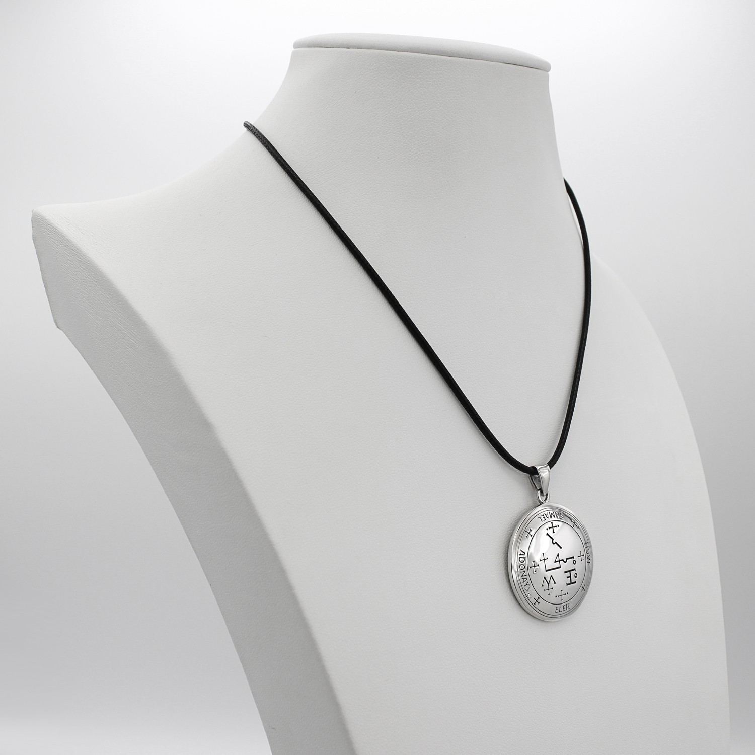 Archangel Samael Judgement Talisman Necklace with Silver Sigil