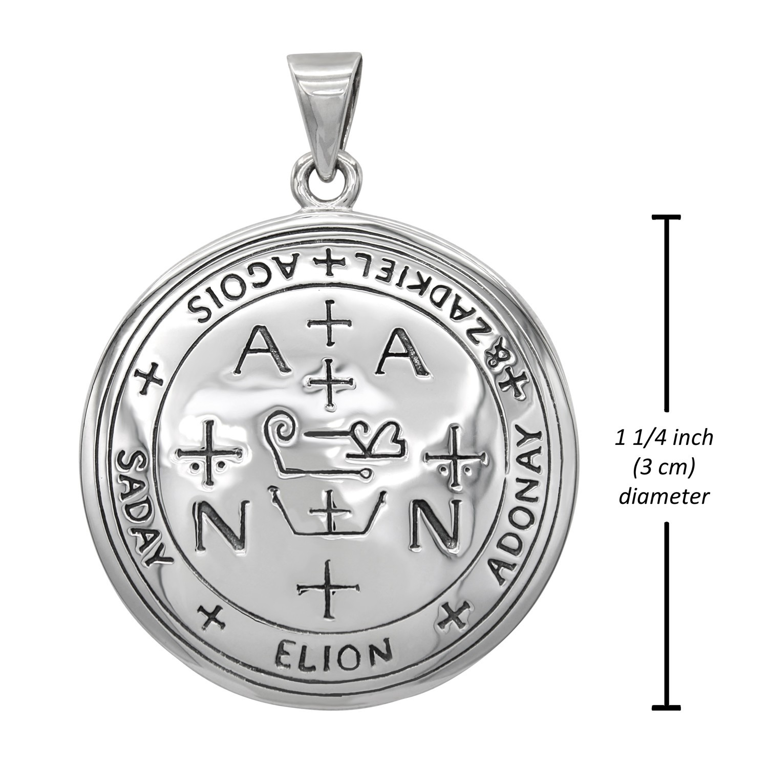 Archangel Sigils : Arch Angel Zadkiel Sigil, .925 Sterling Silver