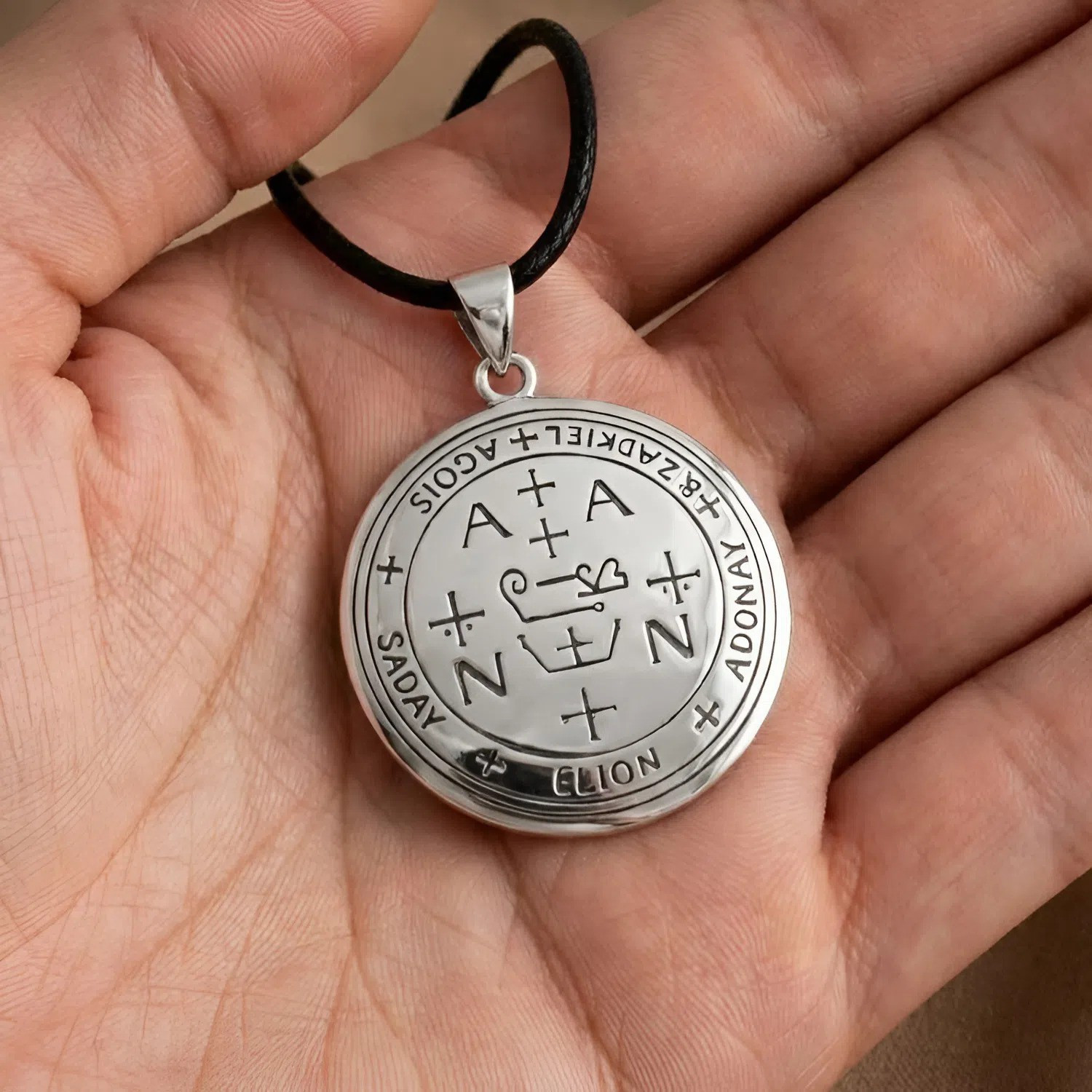 Archangel Sigils : Arch Angel Zadkiel Sigil, .925 Sterling Silver
