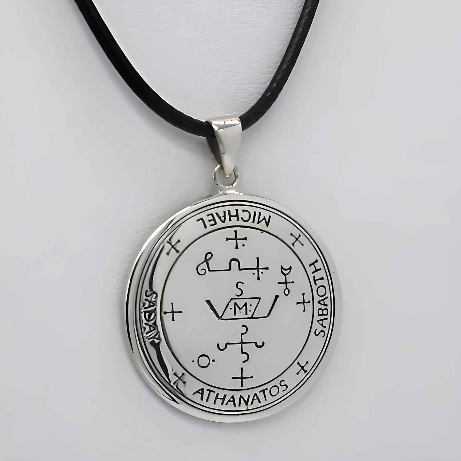 .925 Sterling Silver Sigil of Archangel Michael Talisman