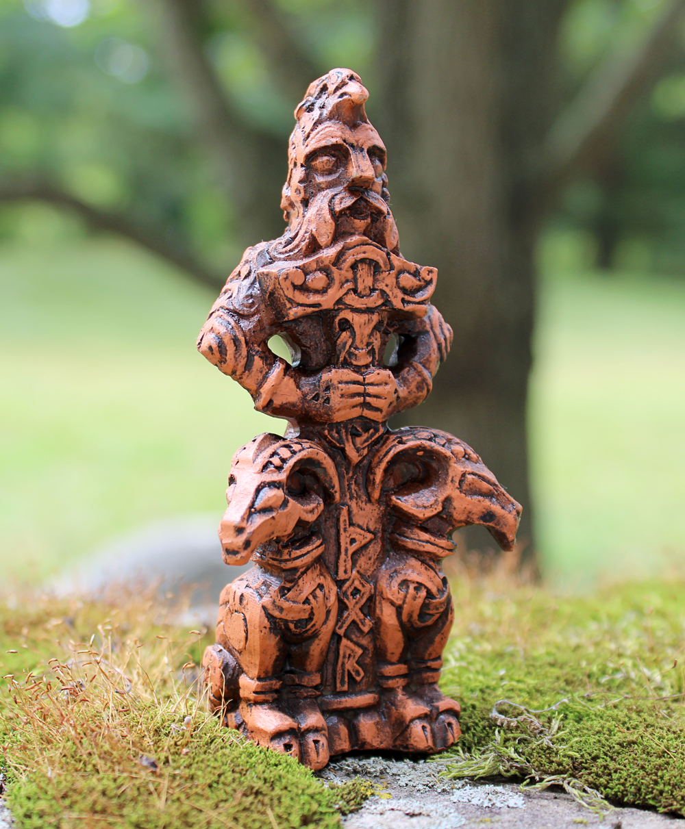 Norse God Thor Statue Viking Figurine