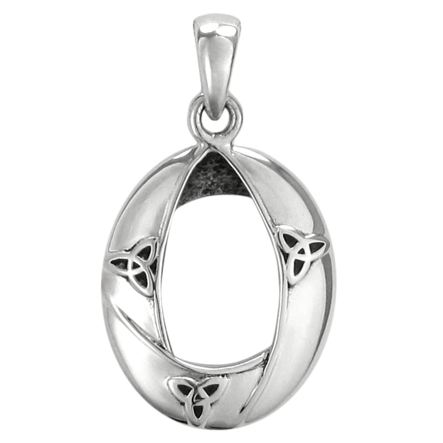 Triquetra Celtic Trinity Knot Necklace Sterling Silver