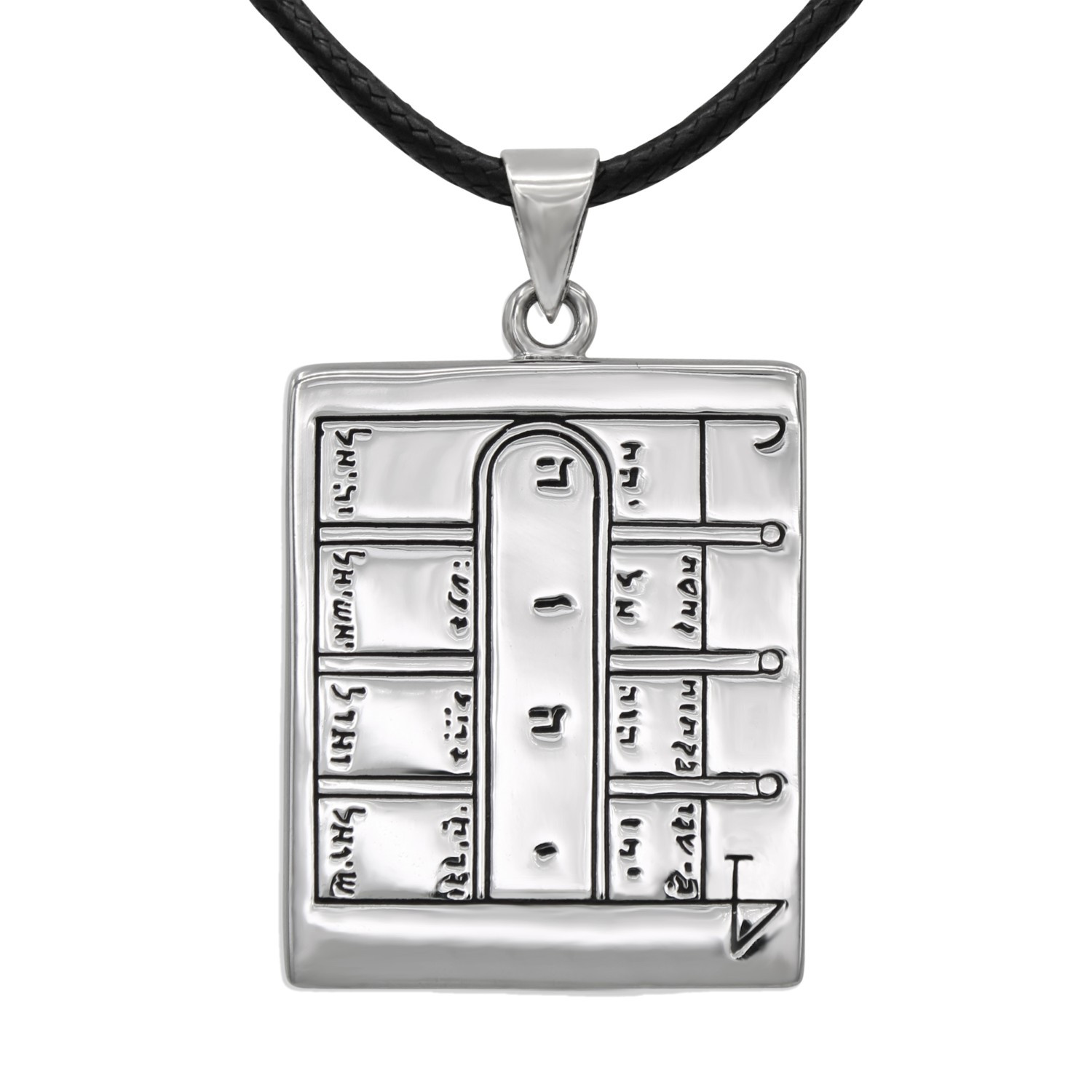 Key of Solomon Talisman Moon First Pentacle Silver Pendant Jewelry