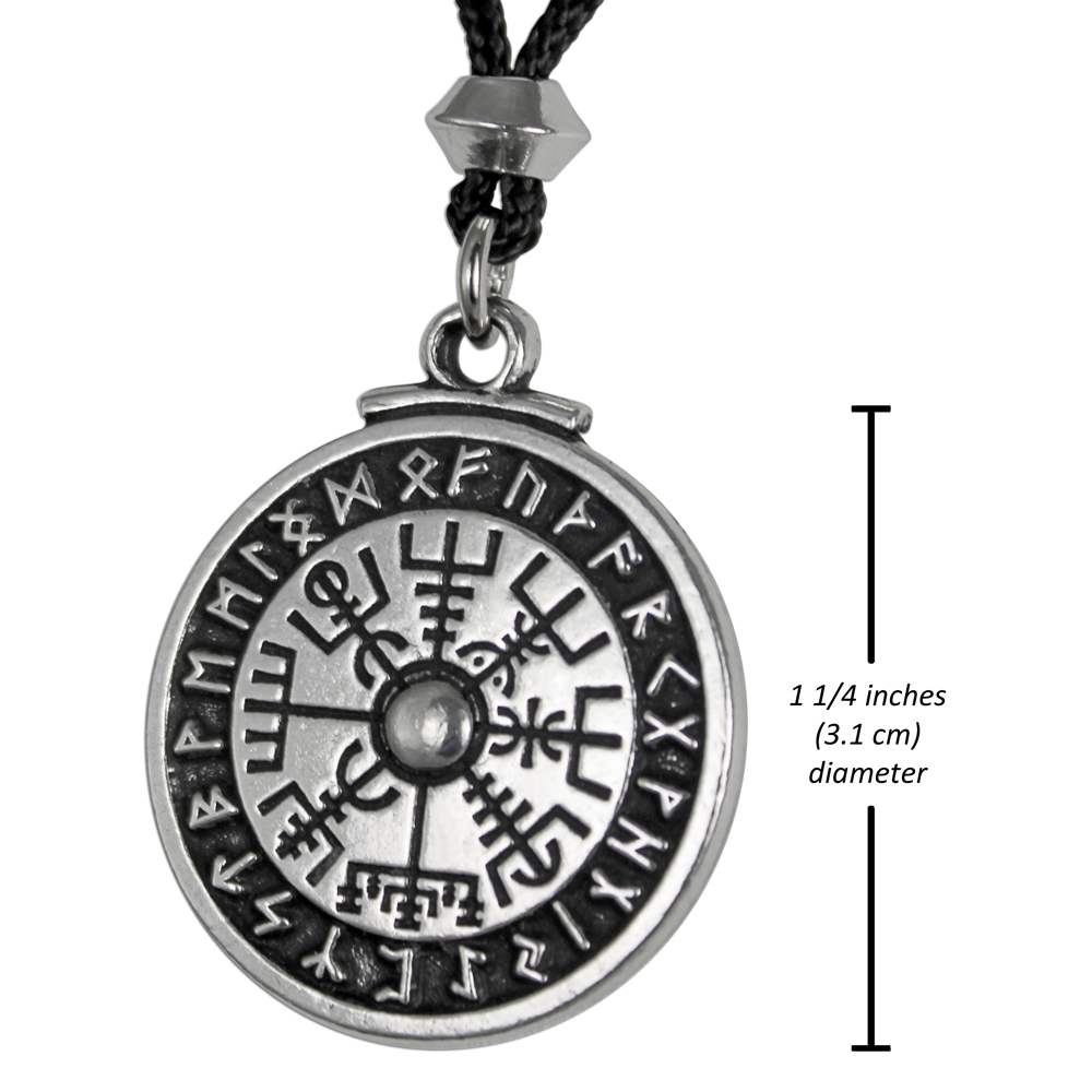 Norse Viking Compass Pendant Necklace Jewelry