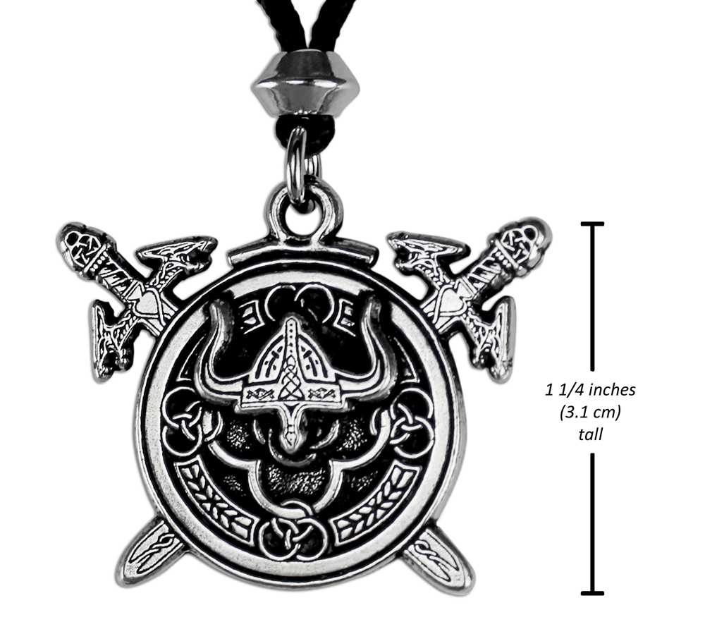 Viking Berserker Shield Pendant