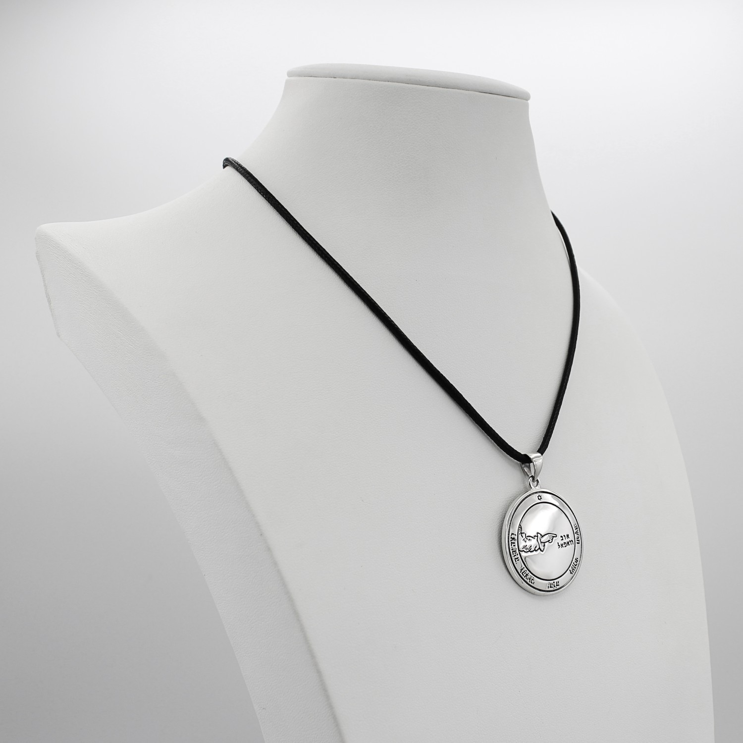 Third Pentacle of the Moon Talisman Necklace Crafted in Fine Sterling Silver