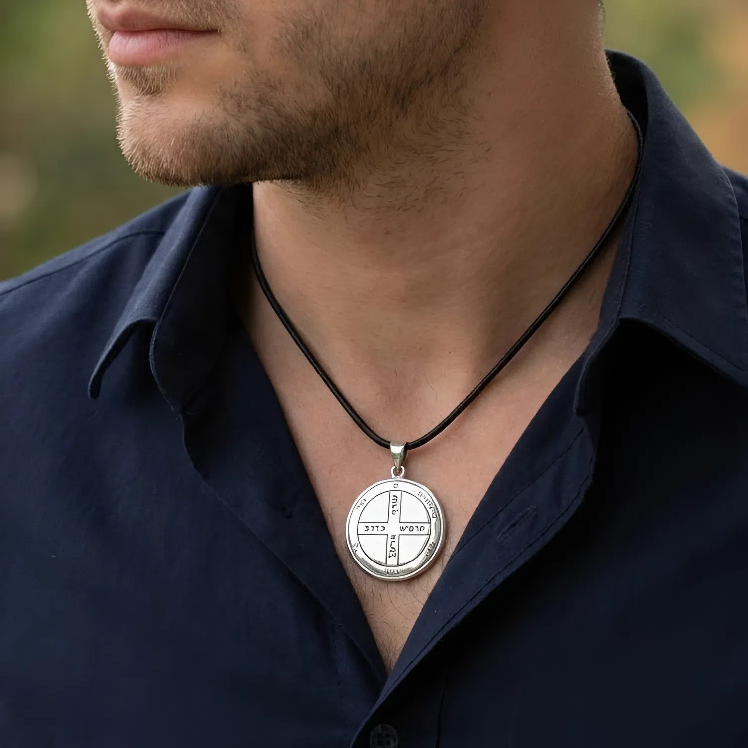 Sixth Pentacle of Jupiter Talisman for Protection Pendant Necklace