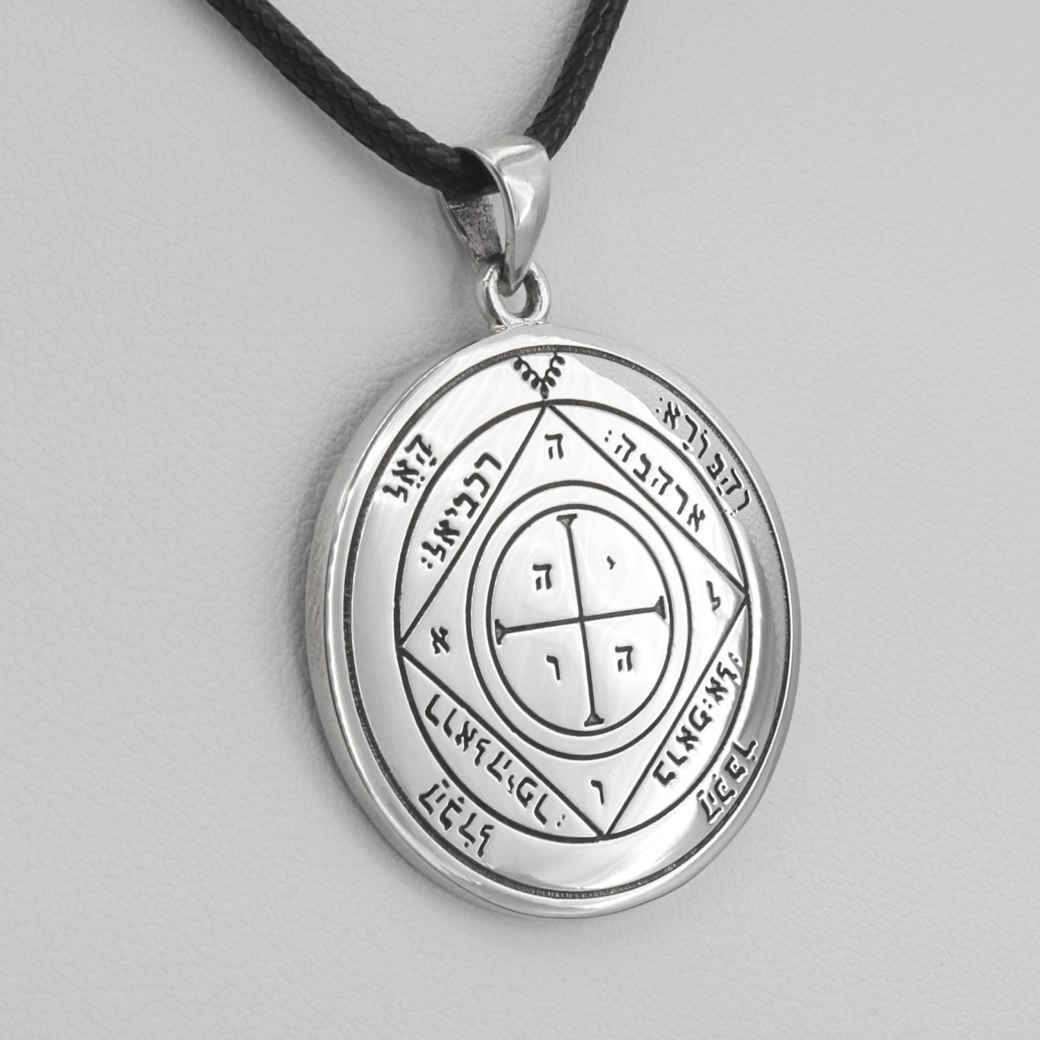 Fifth Pentacle of Saturn Pendant in 925 Sterling Silver Protection Talisman