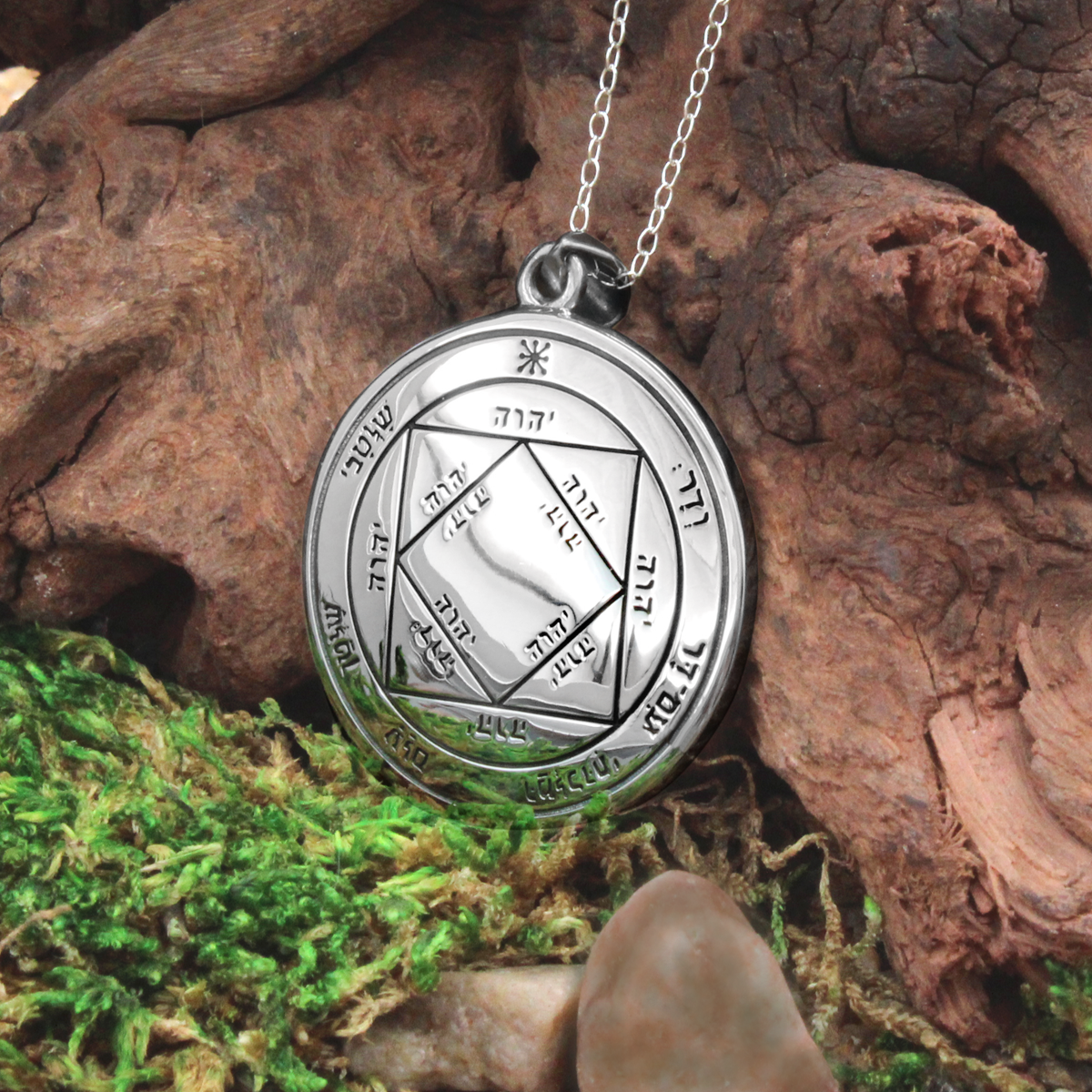 Shop Key of Solomon Talismans, Seal of Solomon Necklaces, Solomon's Seal Pendant, Pentacle of Solomon Jewelry, King Solomon's Sigils and Planetary Amulets. Buy Solomonic Seals, Occult, Esoteric, & Magical Symbolism at our Metaphysical Store: Wiccan, Witchcraft & Witch Shop & Supplies! For Sale Now; The Sterling Silver 3rd Pentacle of the Sun, Mystical Jewelry & Talisman necklace for for Victory, buy now!